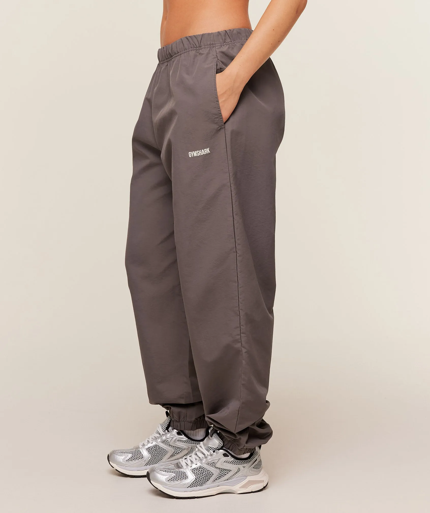Gymshark Woven Track Pant - Cool Brown sold by Gymshark product image thumbnail 3