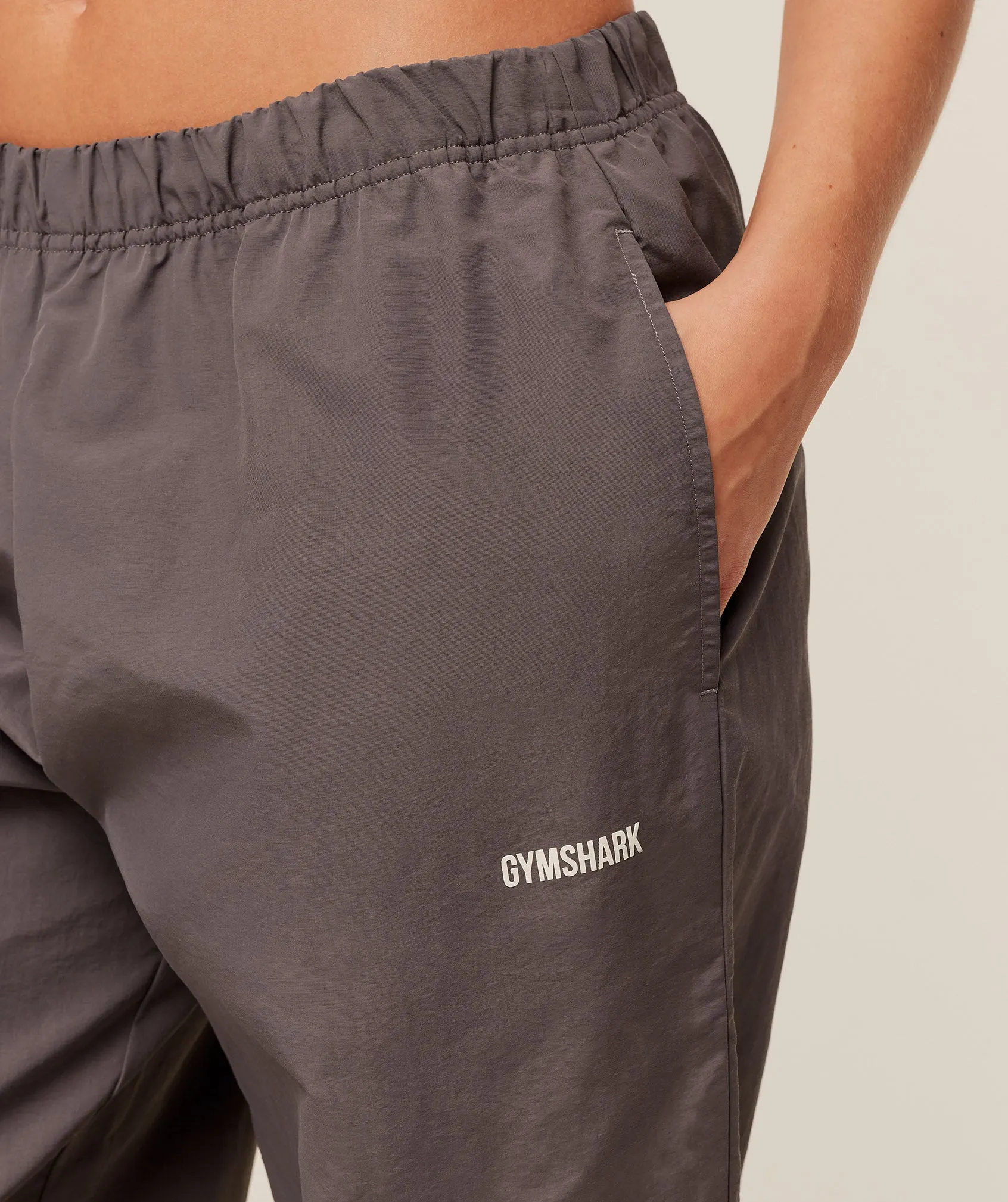 Gymshark Woven Track Pant - Cool Brown sold by Gymshark product image thumbnail 5