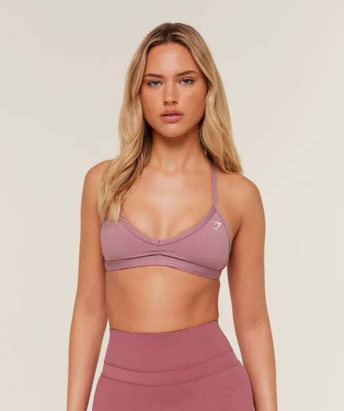 Gymshark Minimal Sports Bra - Calm Pink sold by Gymshark