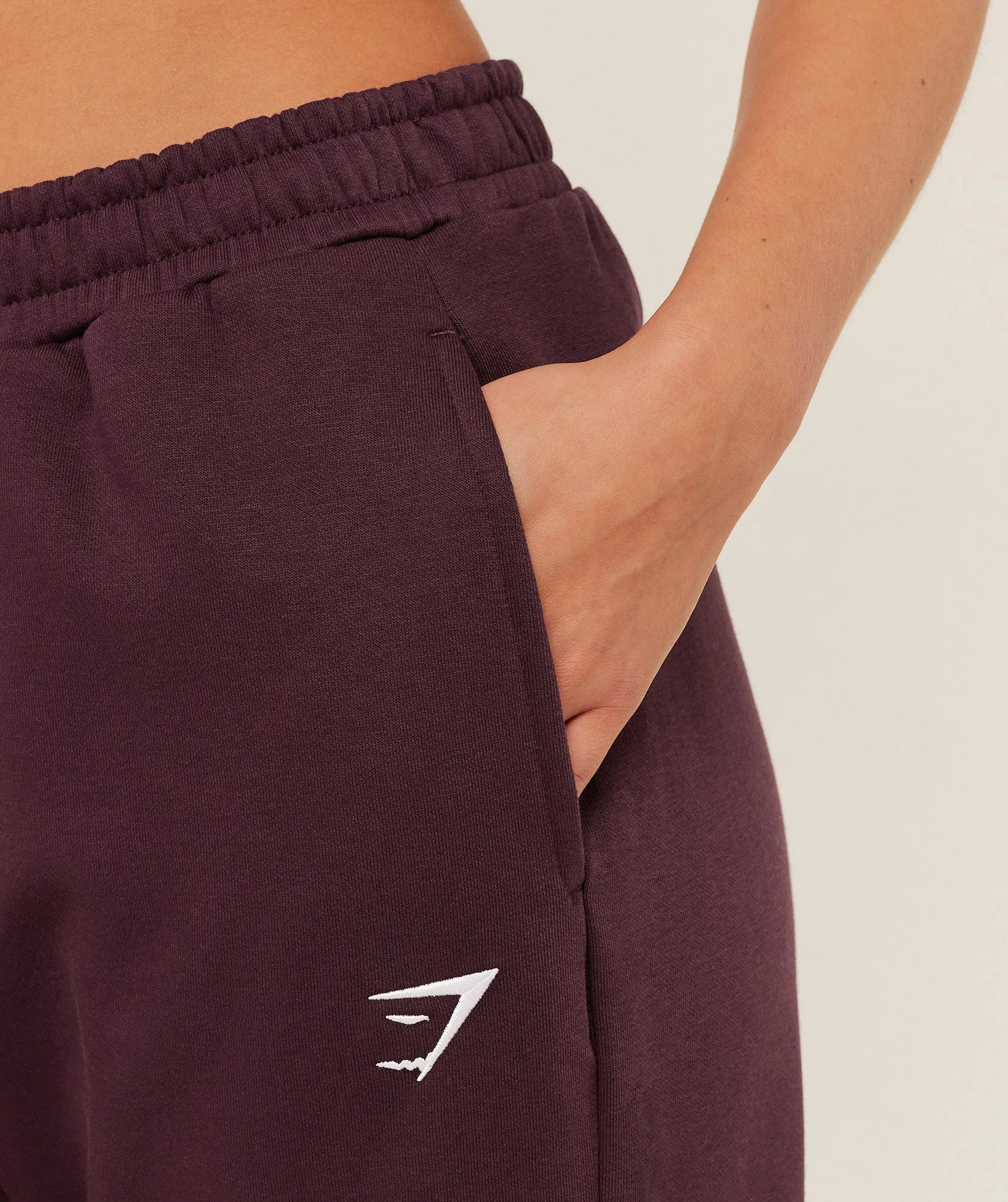 Gymshark Training Fleece Straight Leg Regular Joggers - GS Cherry Purple sold by Gymshark product image thumbnail 5