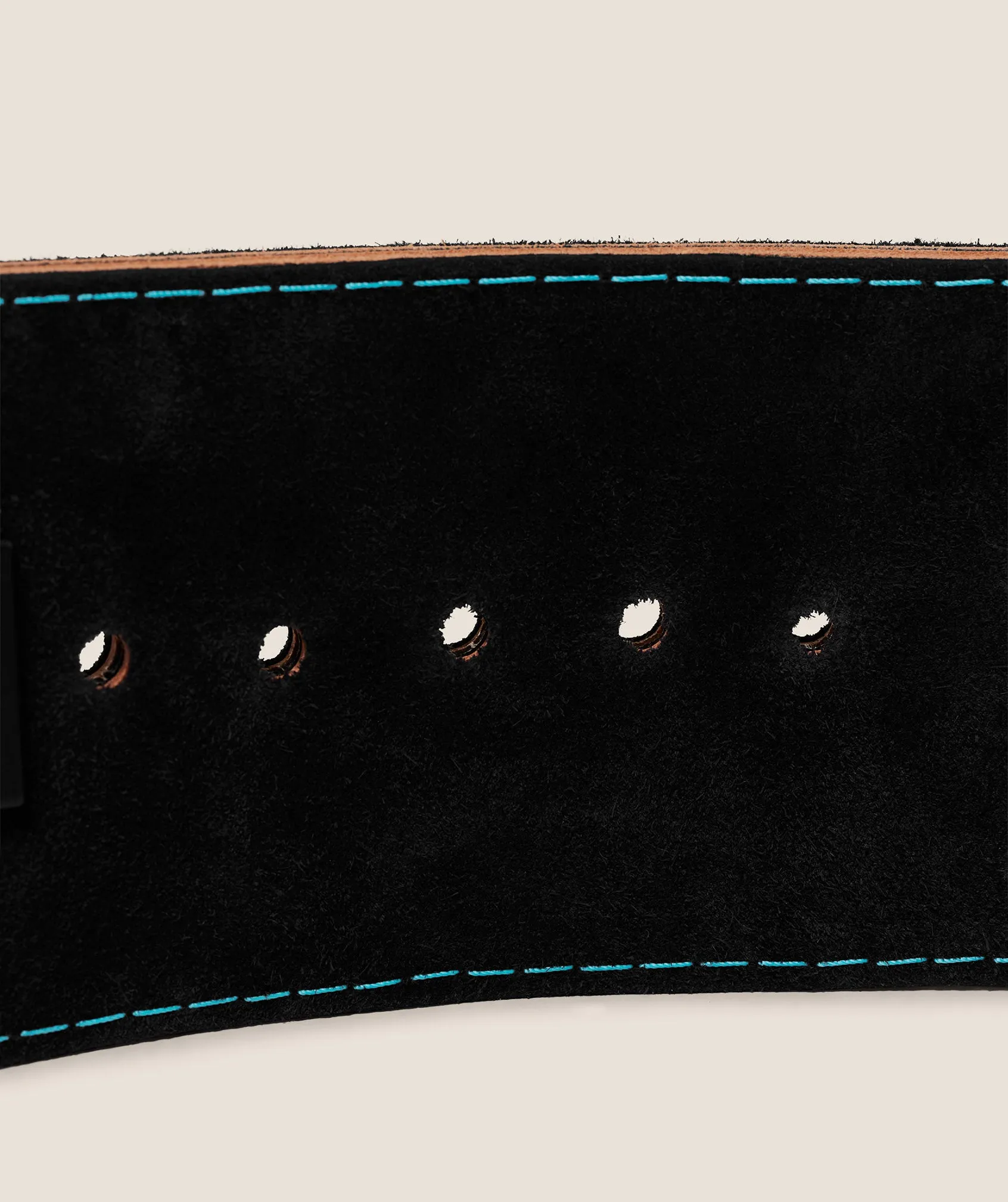 Gymshark Lever Lifting Belt - Black/Brand Blue sold by Gymshark product image thumbnail 4