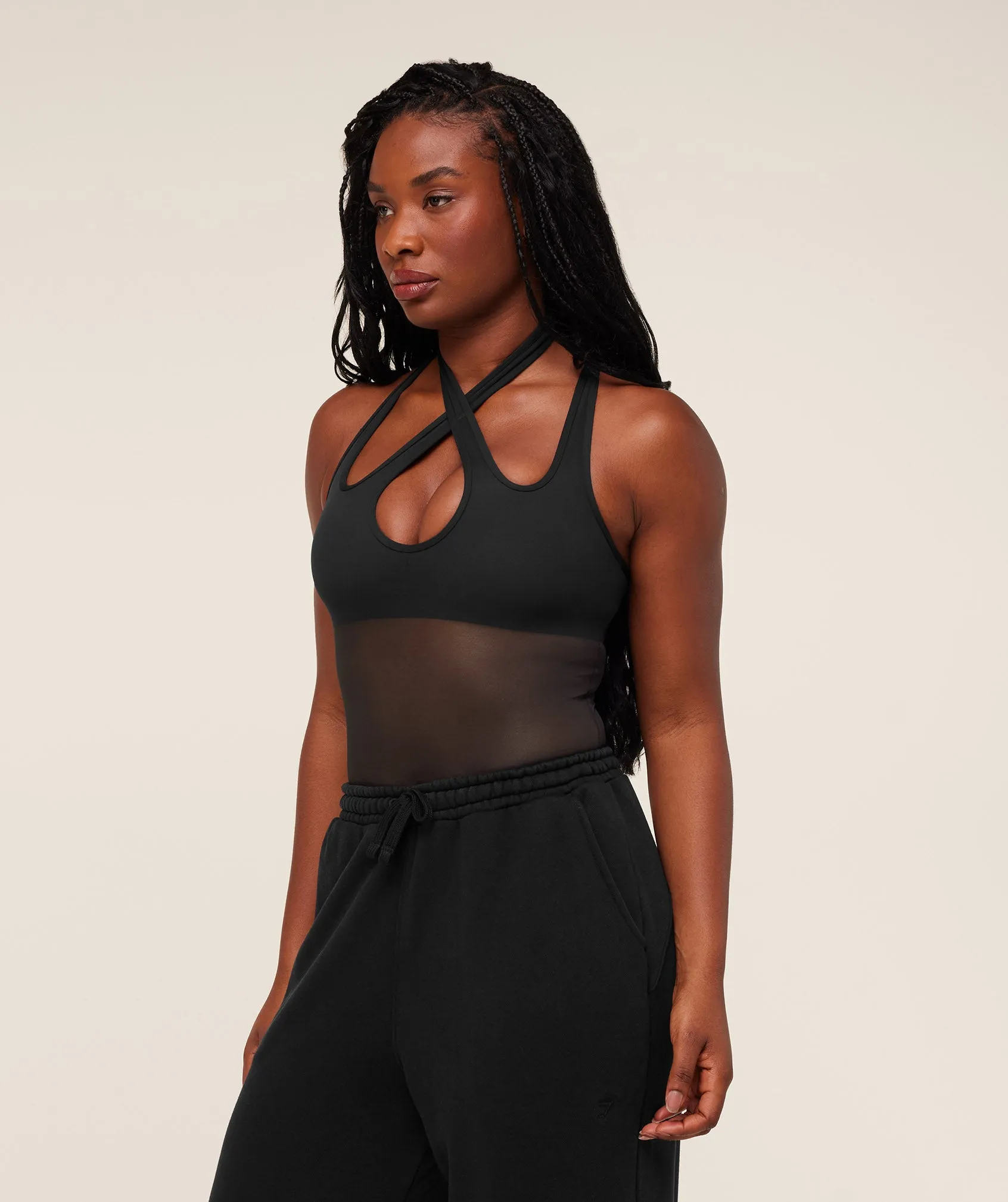 Gymshark Dark Energy Mesh Tank - GS Black sold by Gymshark product image thumbnail 3