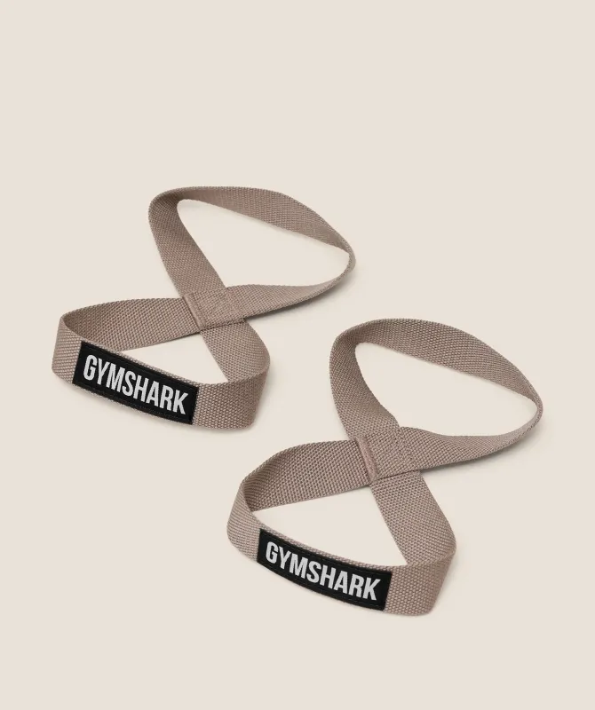 Gymshark Figure 8 Lifting Straps - Lifestyle Brown sold by Gymshark