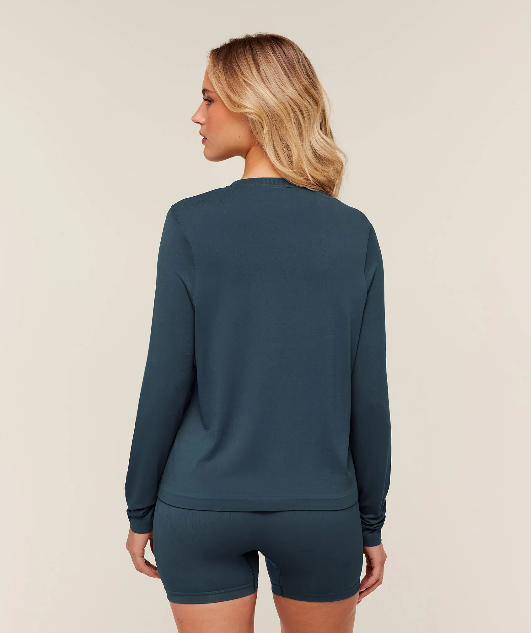 Gymshark Everyday Seamless Long Sleeve Top - GS Stealth Blue sold by Gymshark product image thumbnail 2