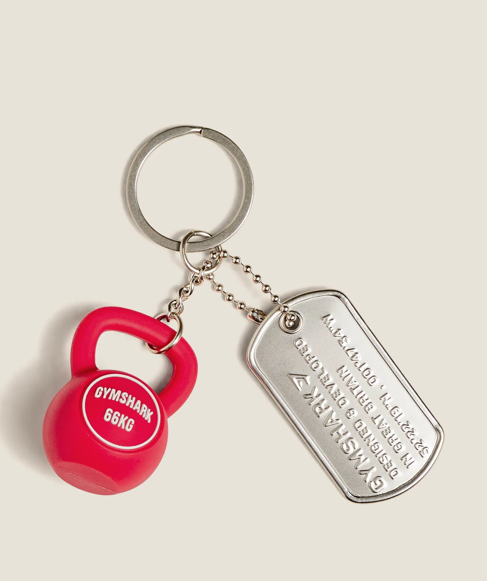 Gymshark Kettlebell Charm - Conditioning Red sold by Gymshark