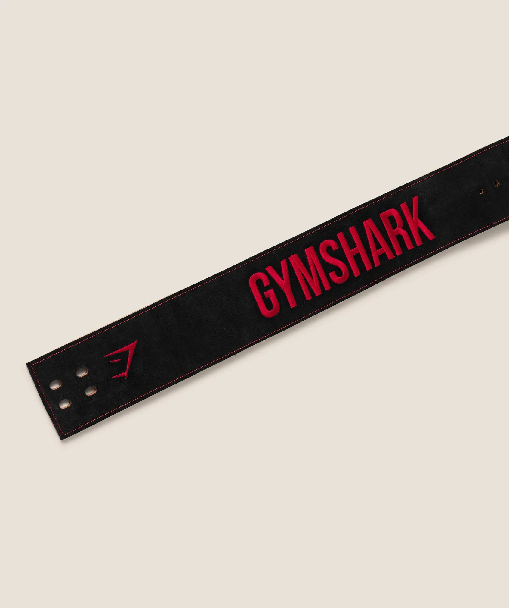 Gymshark Lever Lifting Belt - Black/Carmine Red sold by Gymshark product image thumbnail 2