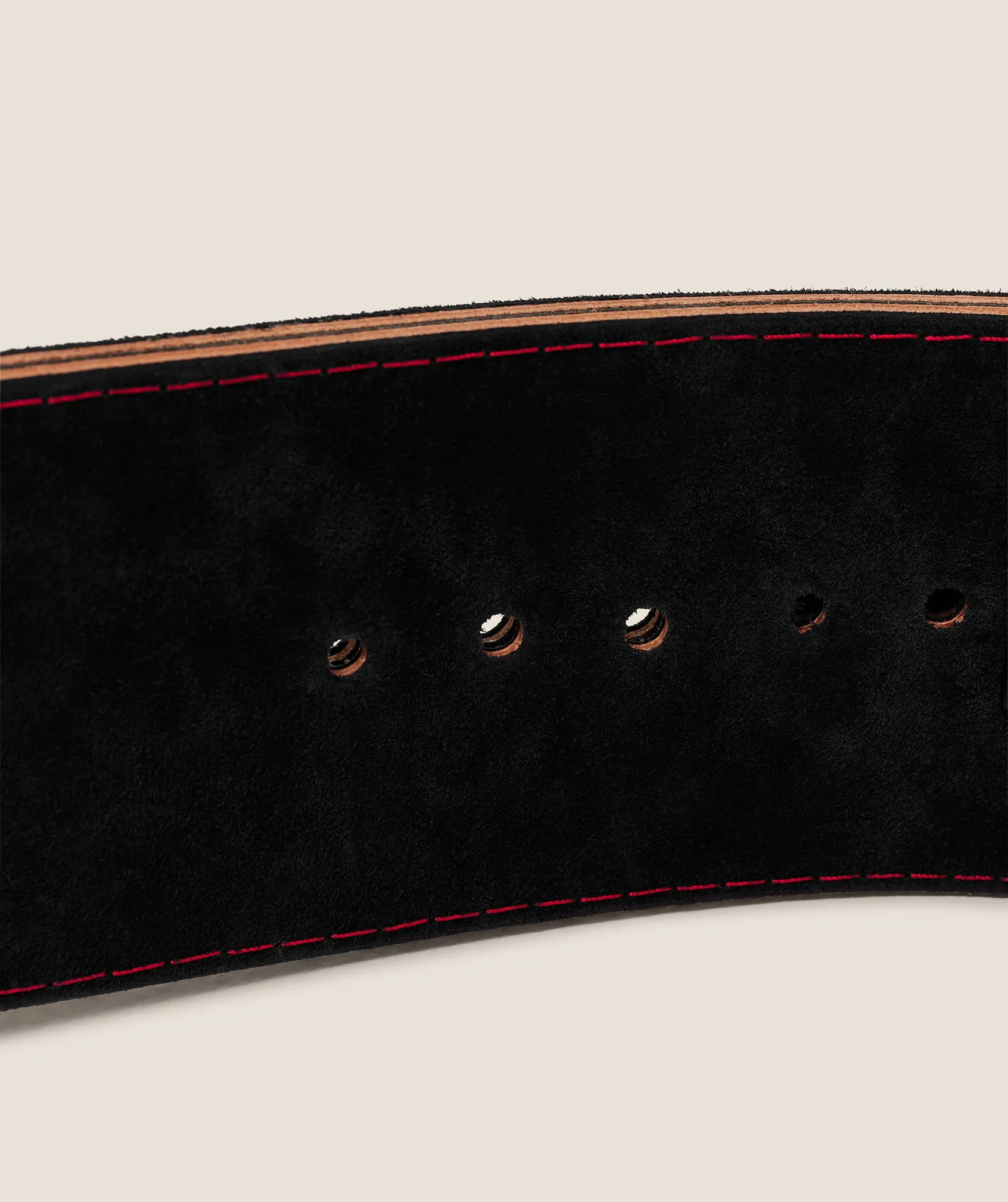 Gymshark Lever Lifting Belt - Black/Carmine Red sold by Gymshark product image thumbnail 4