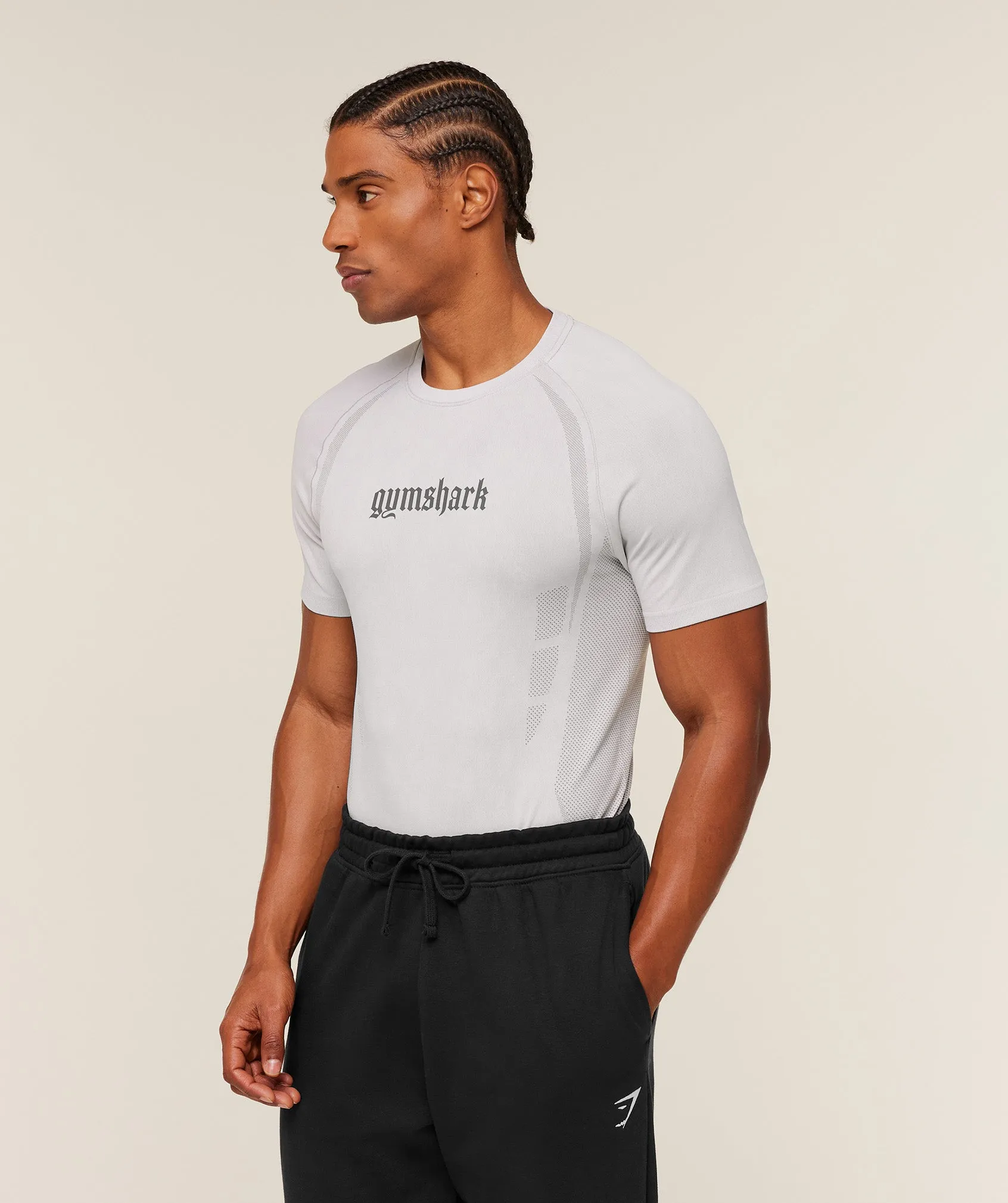 Gymshark Grunge Seamless T-Shirt sold by Gymshark product image thumbnail 3