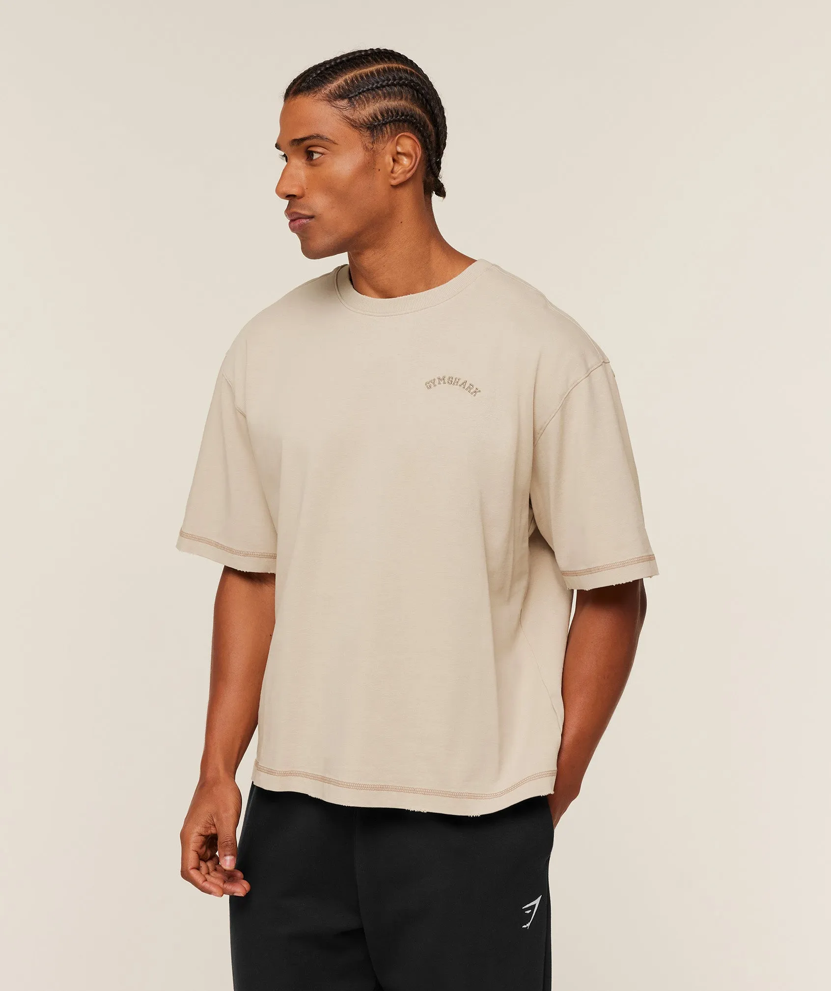 Gymshark Re-Rack T-Shirt - Pebble Grey sold by Gymshark product image thumbnail 3