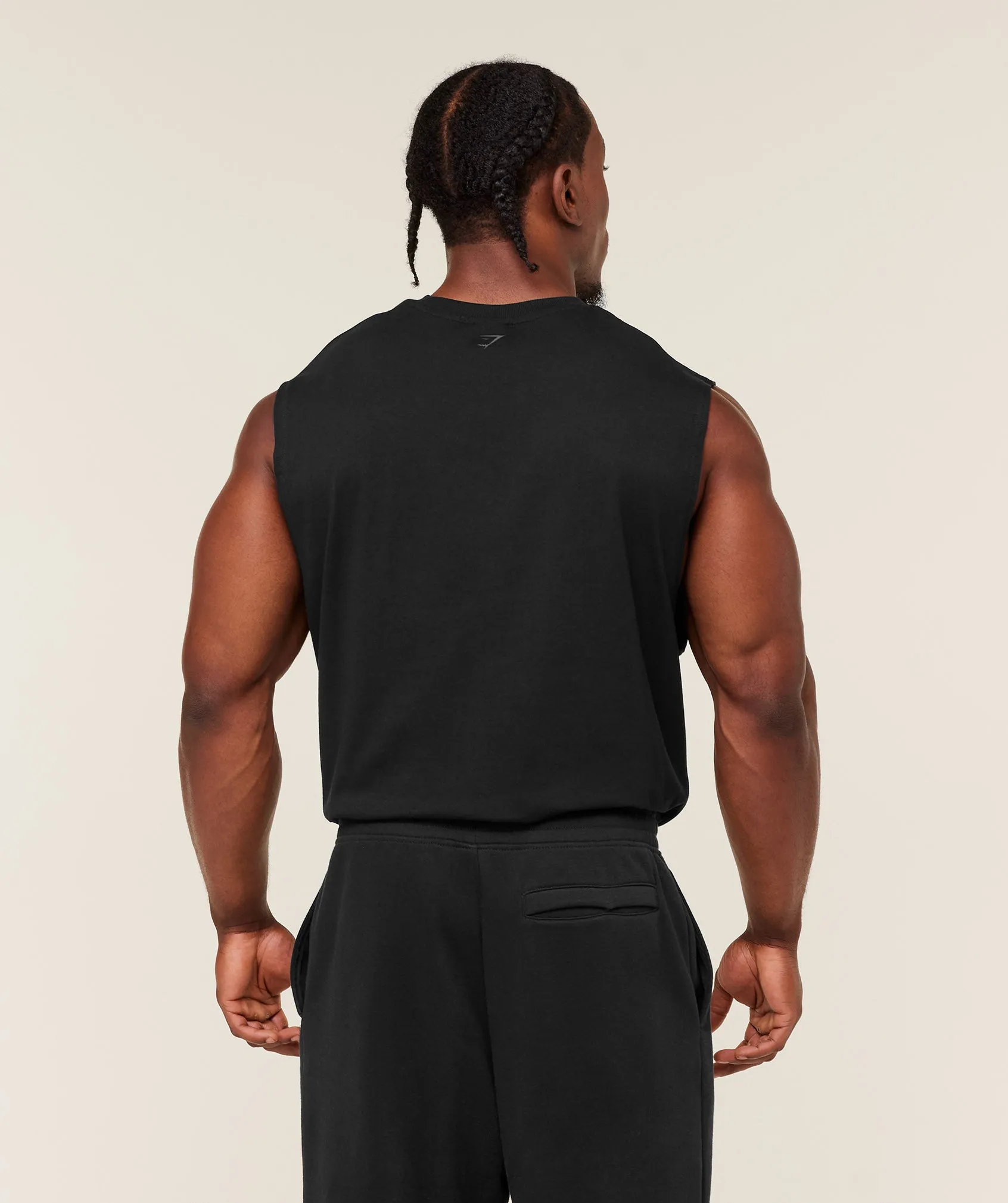 Gymshark Olde English Tank - GS Black sold by Gymshark product image thumbnail 3