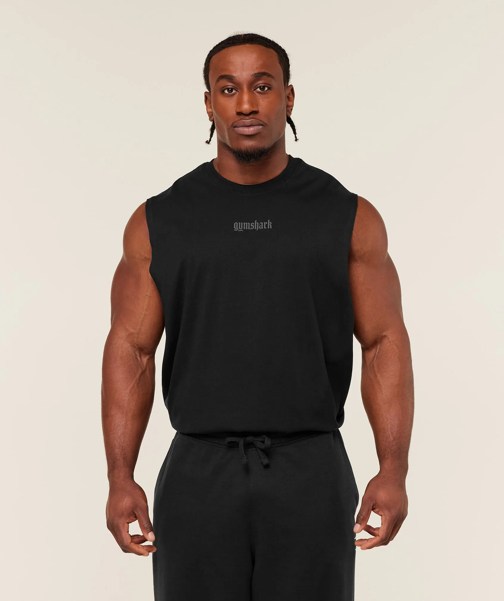 Gymshark Olde English Tank - GS Black sold by Gymshark product image thumbnail 4