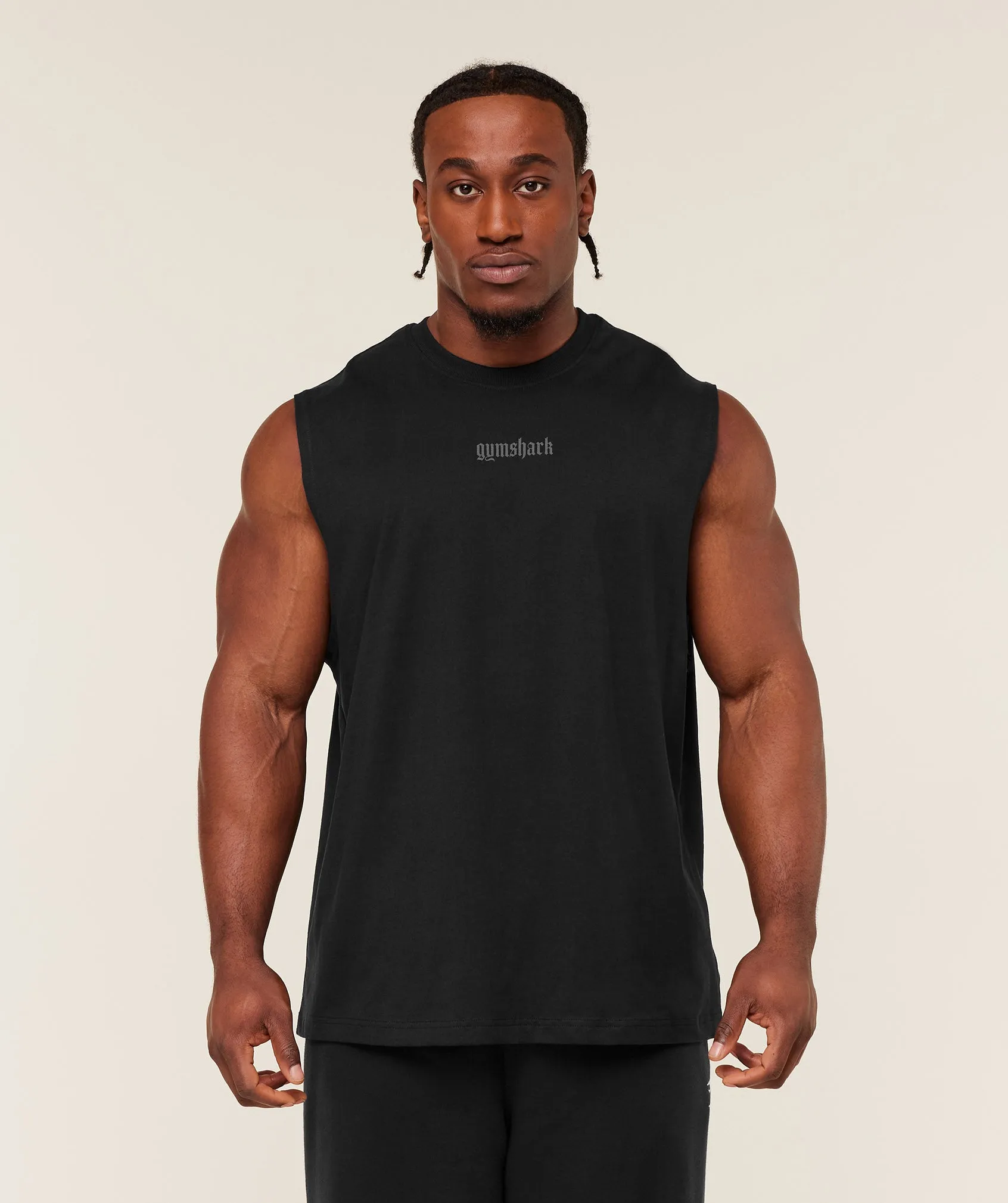 Gymshark Olde English Tank - GS Black sold by Gymshark