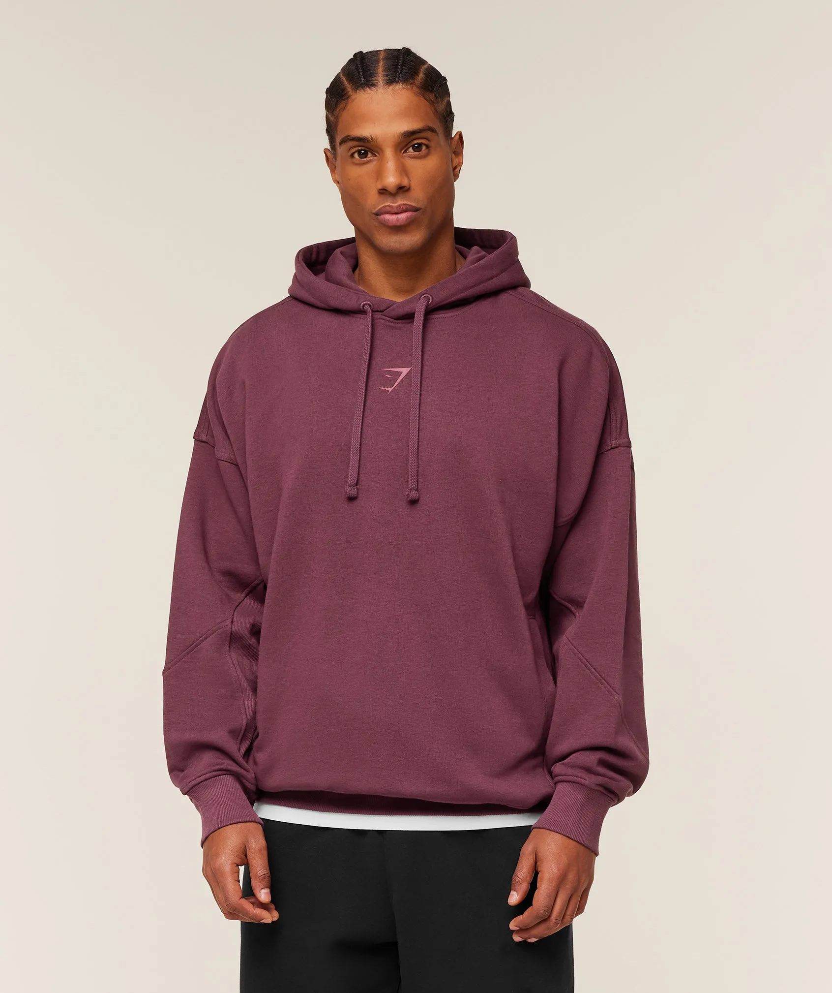 Gymshark Power Hoodie - GS Impact Burgundy sold by Gymshark product image thumbnail 2
