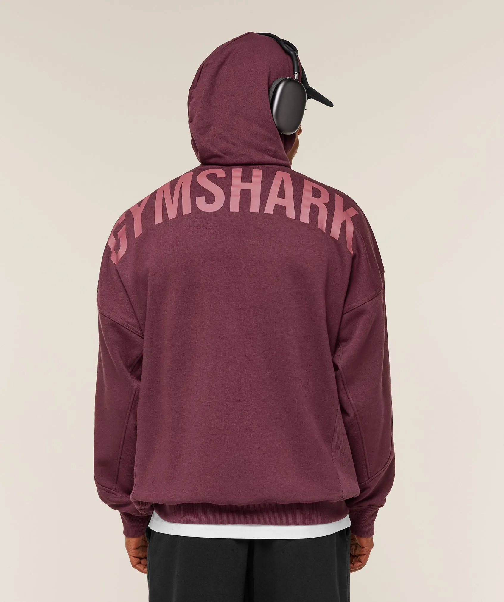 Gymshark Power Hoodie - GS Impact Burgundy sold by Gymshark
