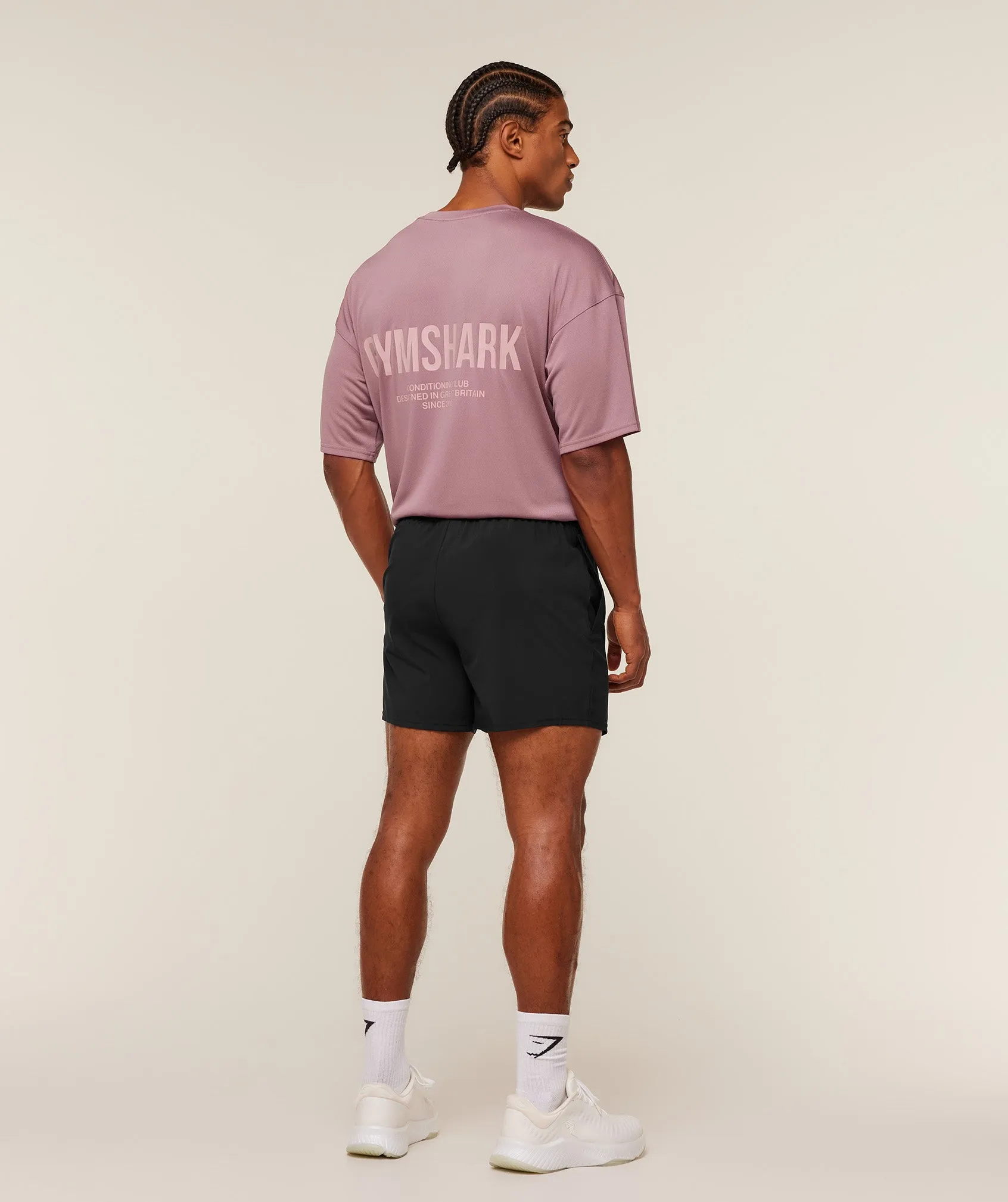 Gymshark Conditioning Club Oversized T-Shirt - GS Calm Pink/GS Light Pink sold by Gymshark product image thumbnail 4