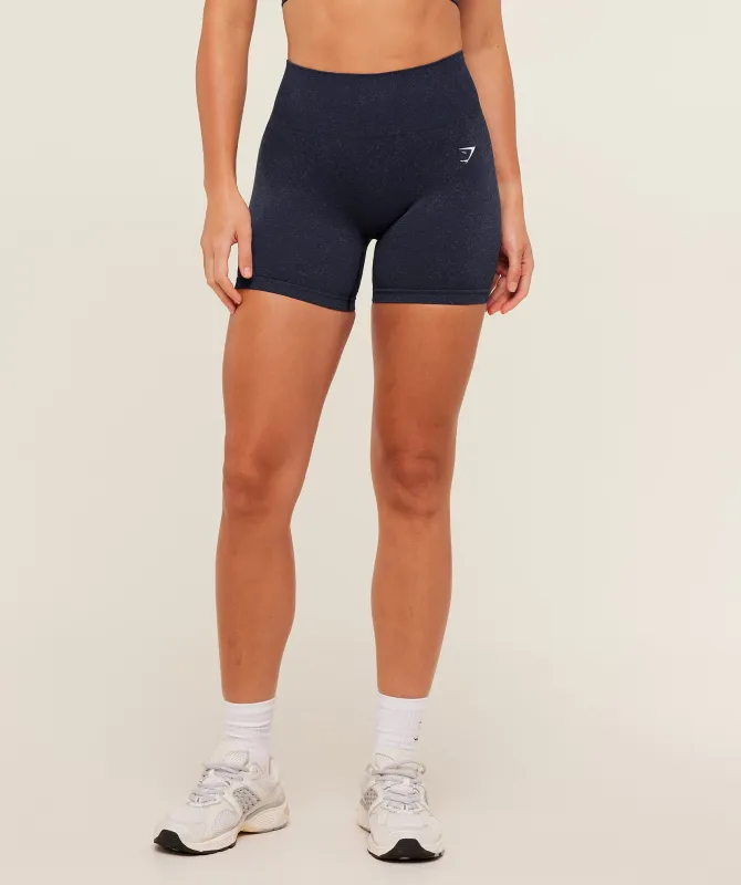Gymshark Adapt Fleck Seamless Shorts - Heavy Blue/Iron Blue made by Gymshark