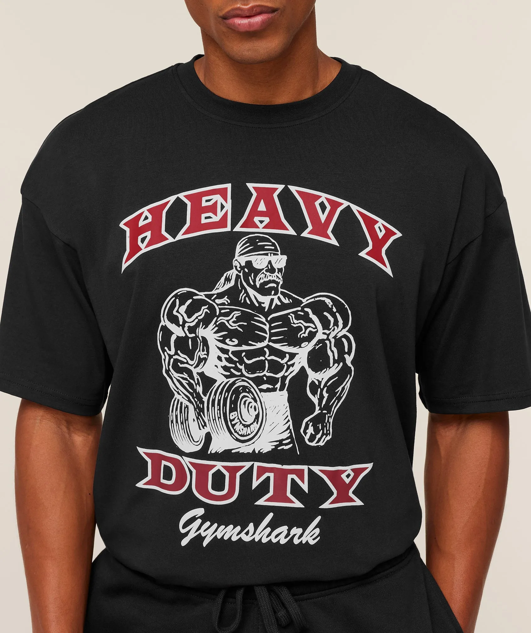 Gymshark Heavy Duty Bro Graphic T-Shirt - GS Black sold by Gymshark product image thumbnail 5