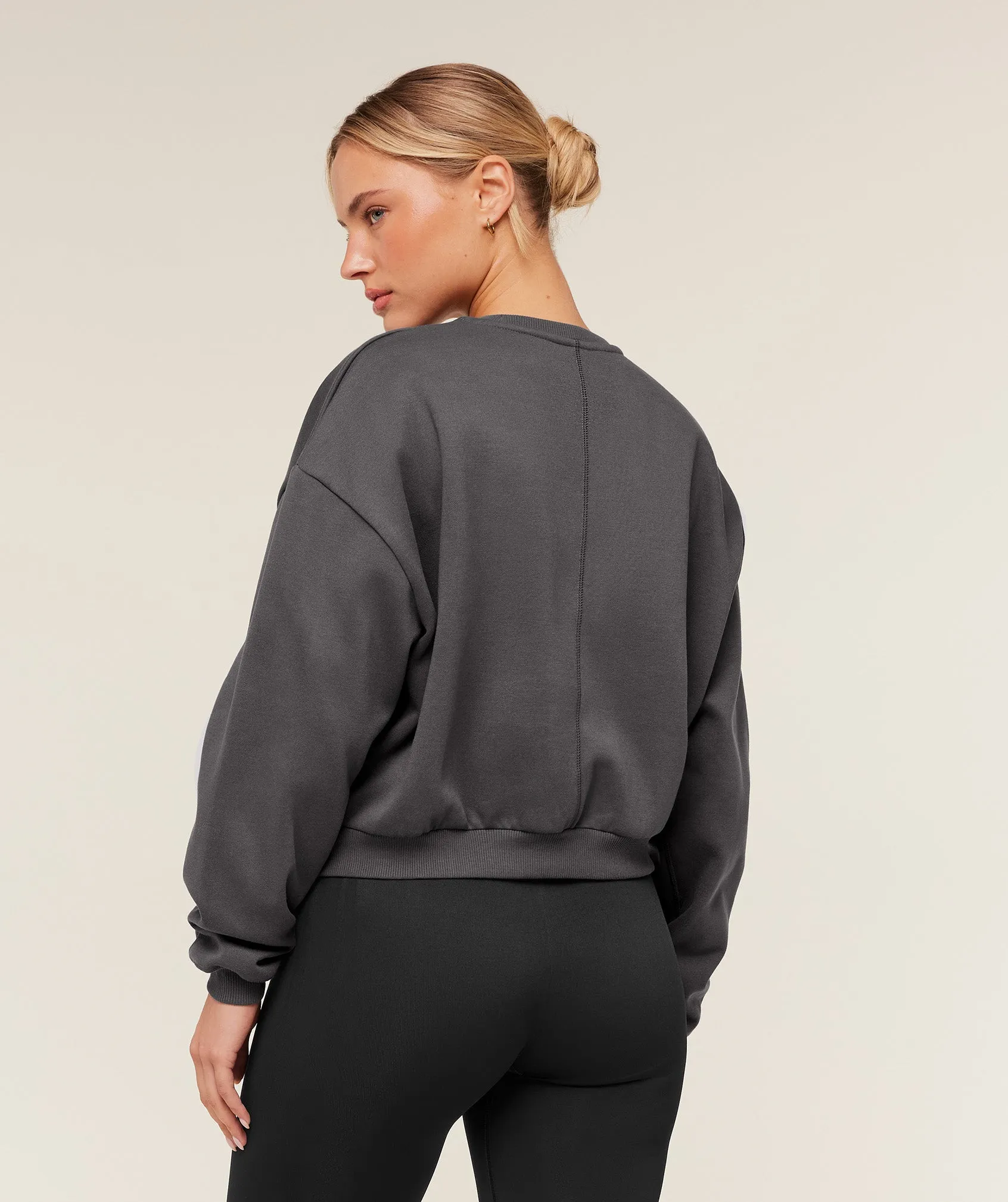 Gymshark Cosy Luxe Sweatshirt - Onyx Grey sold by Gymshark product image thumbnail 2