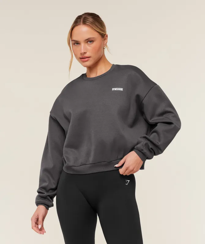 Gymshark Cosy Luxe Sweatshirt - Onyx Grey sold by Gymshark
