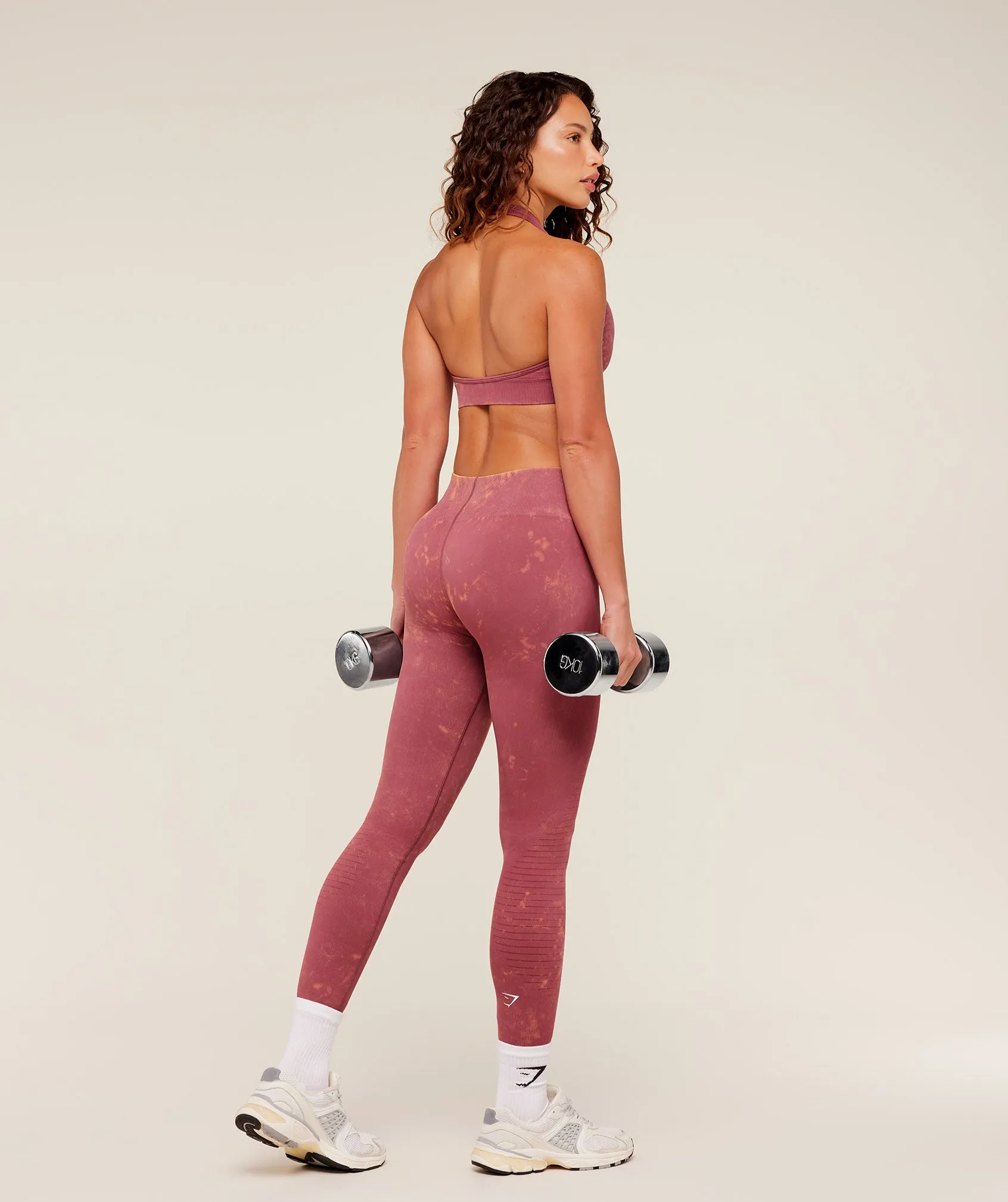 Gymshark Steel Seamless Leggings - GS Reset Pink sold by Gymshark product image thumbnail 4