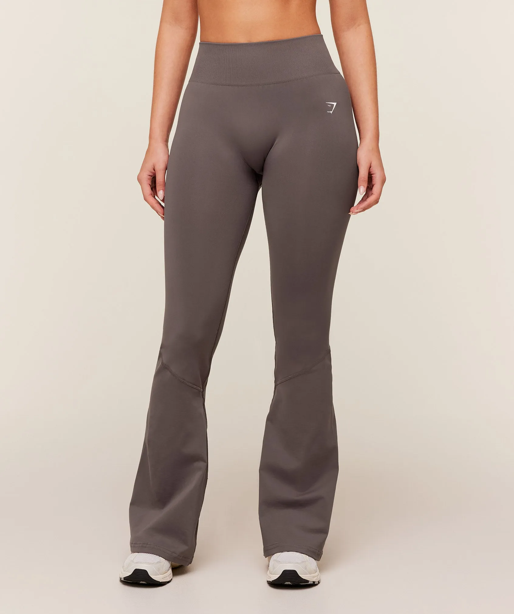 Gymshark Everyday Seamless Flared Legging 2.0 - Cool Brown sold by Gymshark
