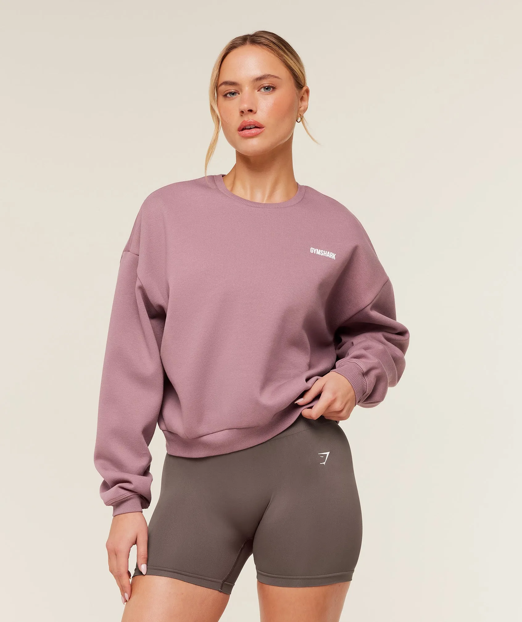 Gymshark Cosy Luxe Sweatshirt - Calm Pink sold by Gymshark
