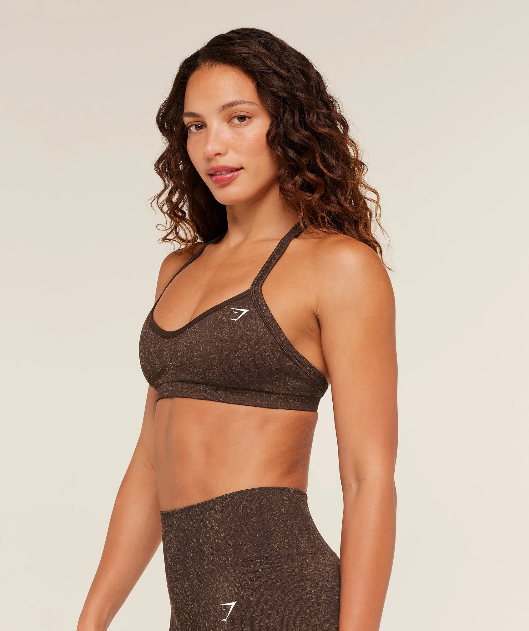 Gymshark Adapt Fleck Sports Bra - Archive Brown/Lifestyle Brown sold by Gymshark product image thumbnail 3