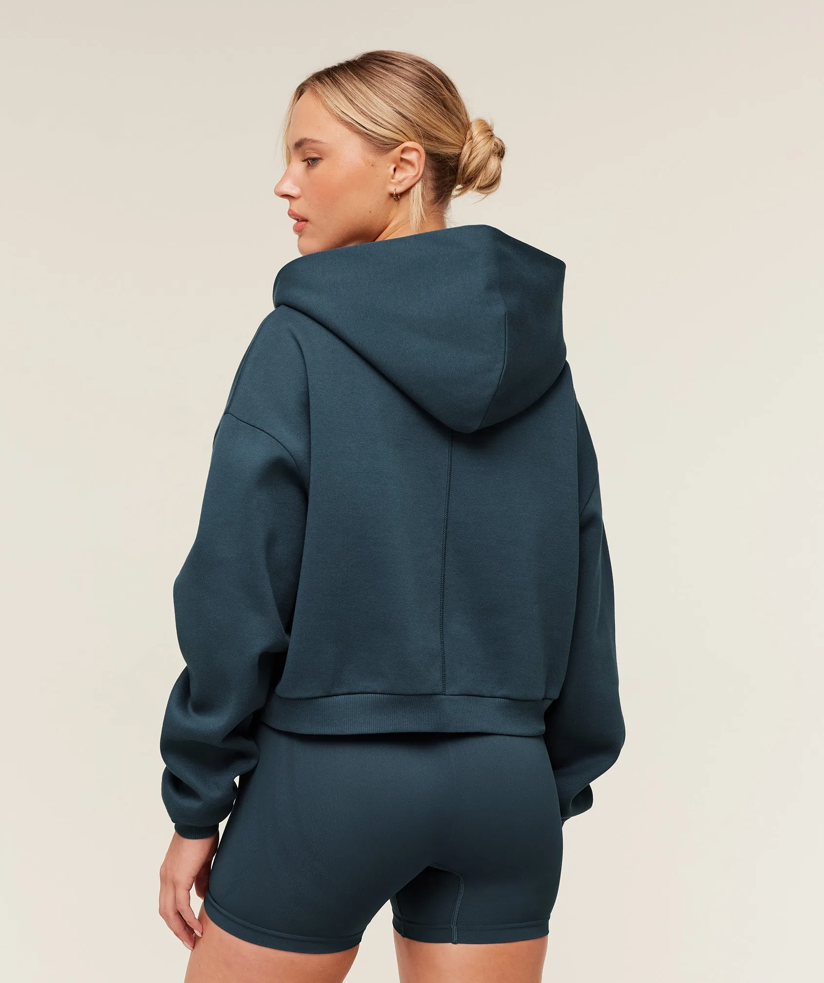 Gymshark Cosy Luxe Zip Through Hoodie - GS Stealth Blue sold by Gymshark product image thumbnail 2