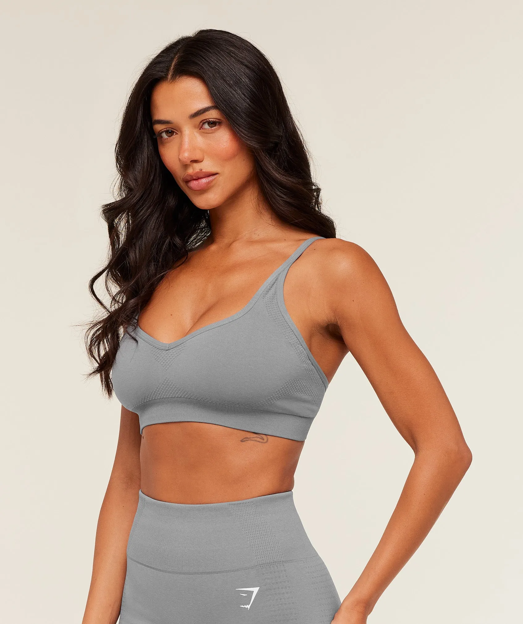 Gymshark Vital Sports Bra - GS Medium Grey/ Marl sold by Gymshark product image thumbnail 3