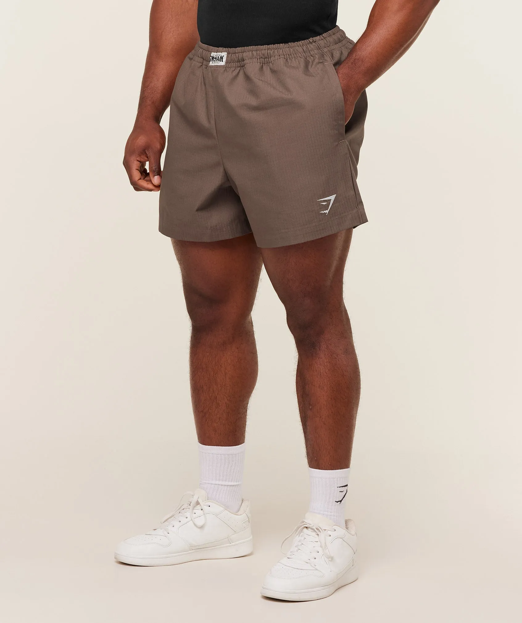 Gymshark Pumper Shorts 5" - Soft Brown sold by Gymshark product image thumbnail 3