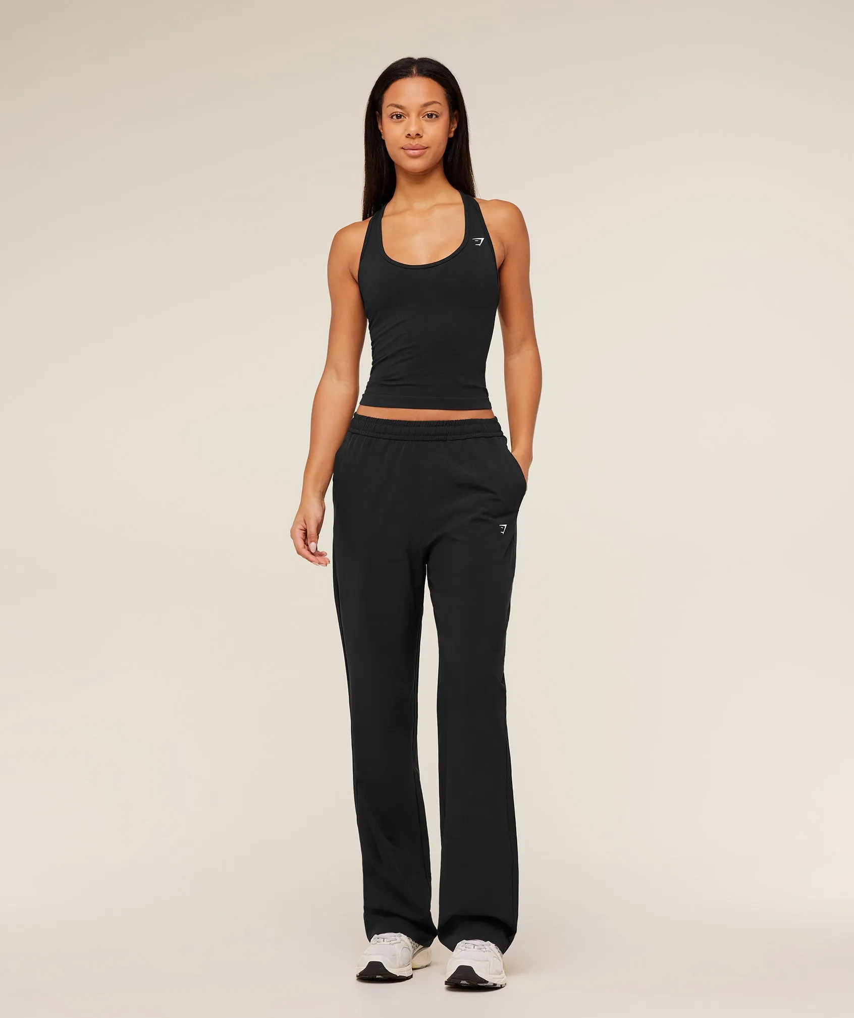 Gymshark Training Everyday Woven Straight Leg Tall Pants - GS Black sold by Gymshark product image thumbnail 4