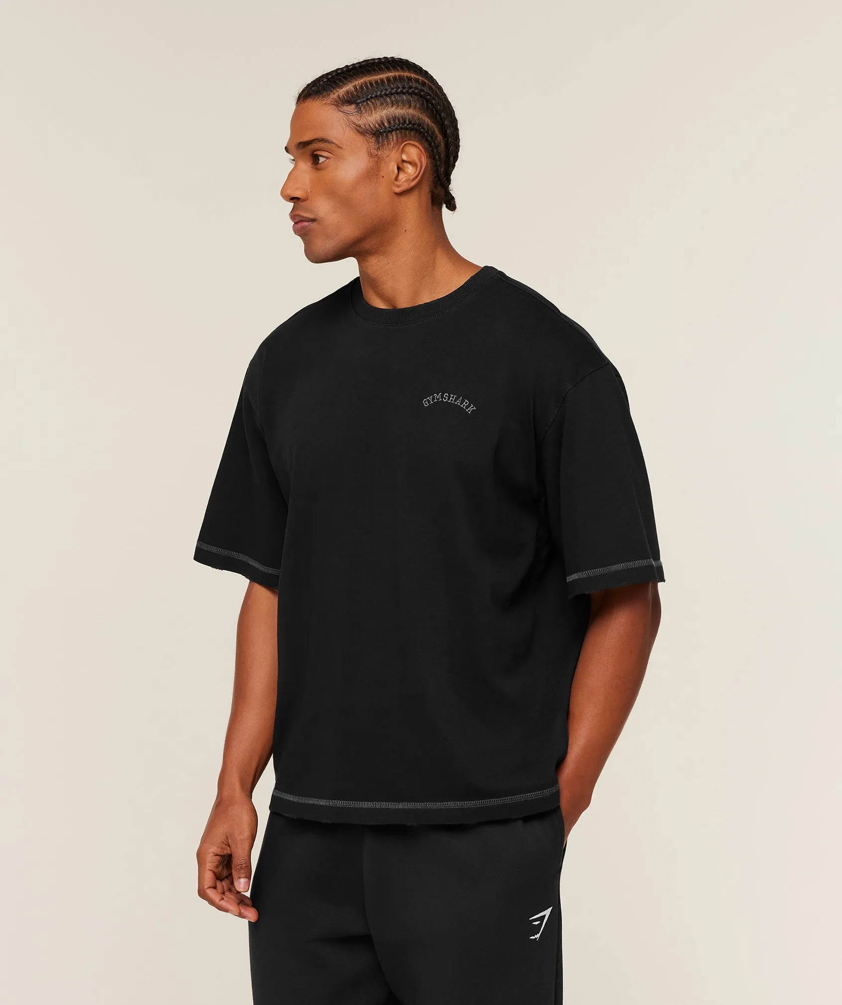 Gymshark Re-Rack T-Shirt - GS Black sold by Gymshark product image thumbnail 3