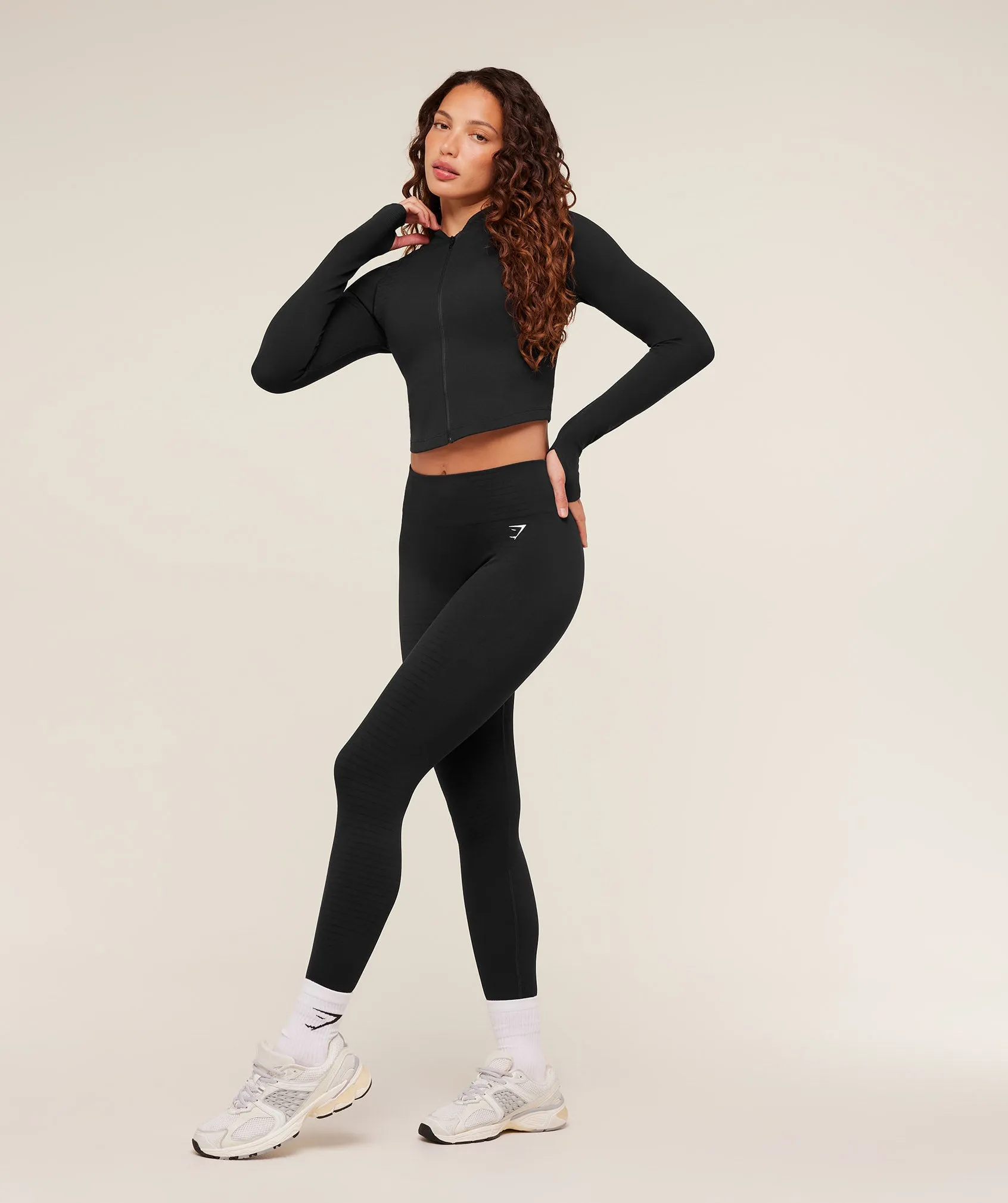 Gymshark Steel Seamless Leggings - GS Black sold by Gymshark product image thumbnail 4
