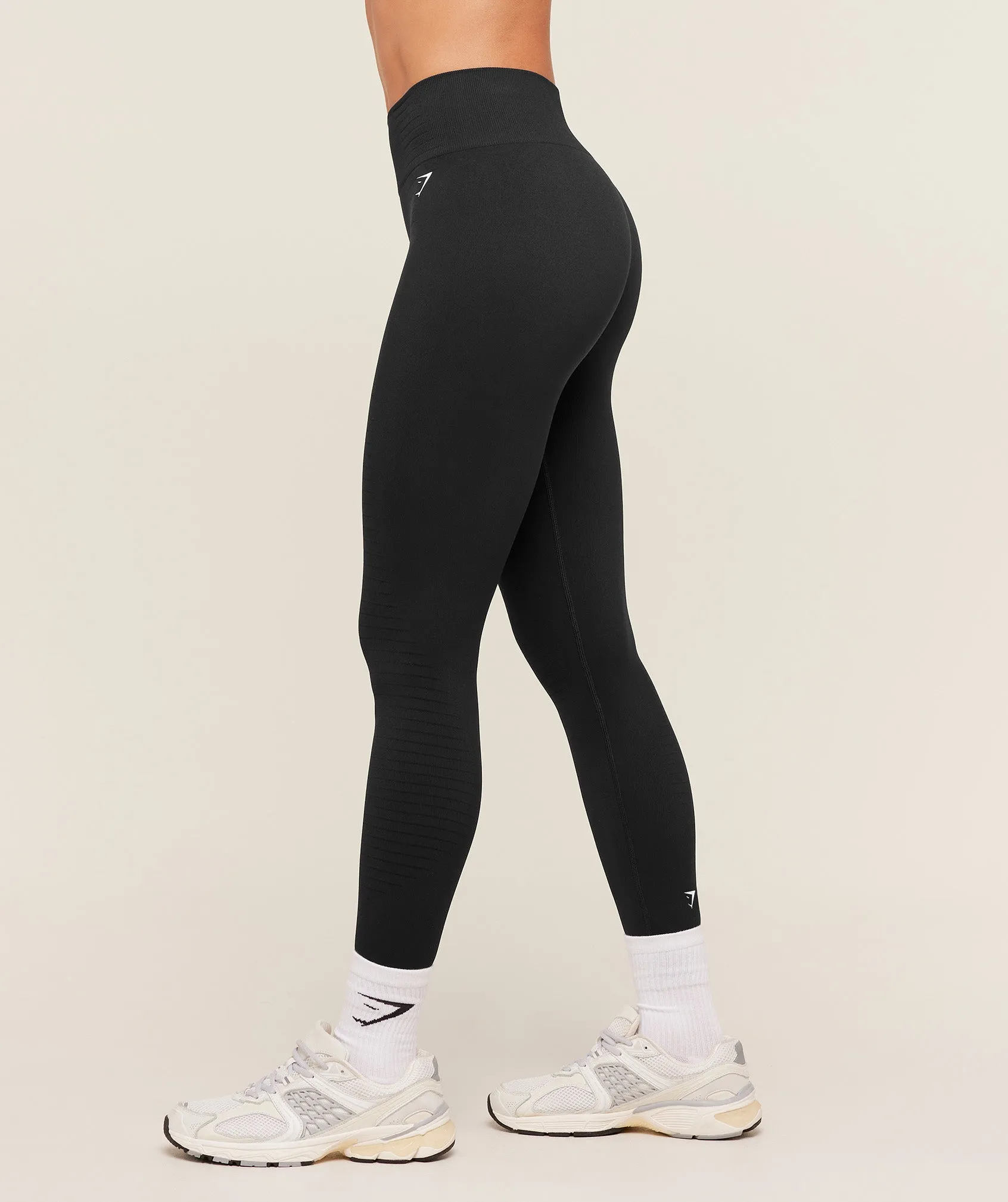 Gymshark Steel Seamless Leggings - GS Black sold by Gymshark product image thumbnail 3