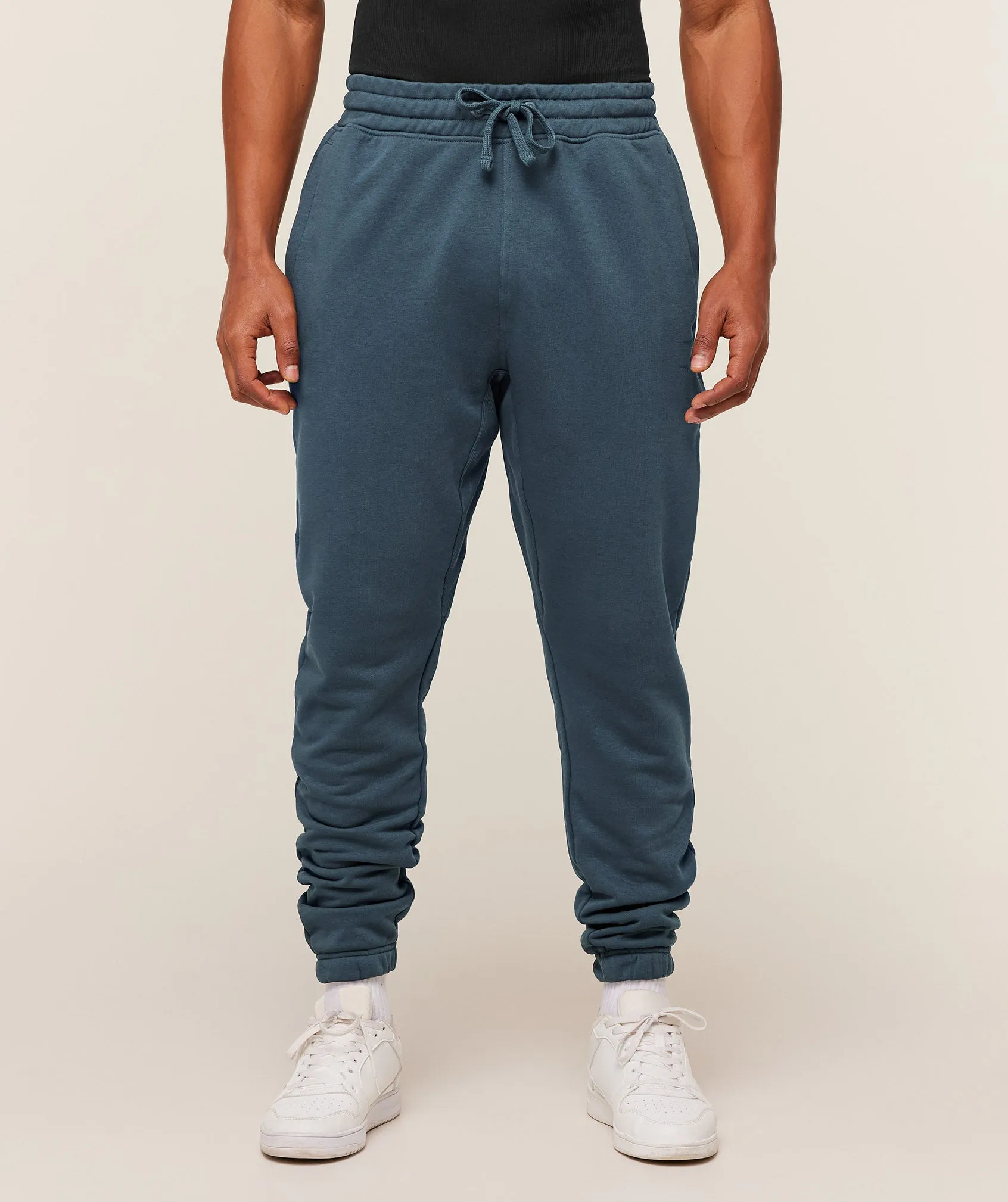Gymshark Power Wordmark Joggers - GS Stealth Blue sold by Gymshark