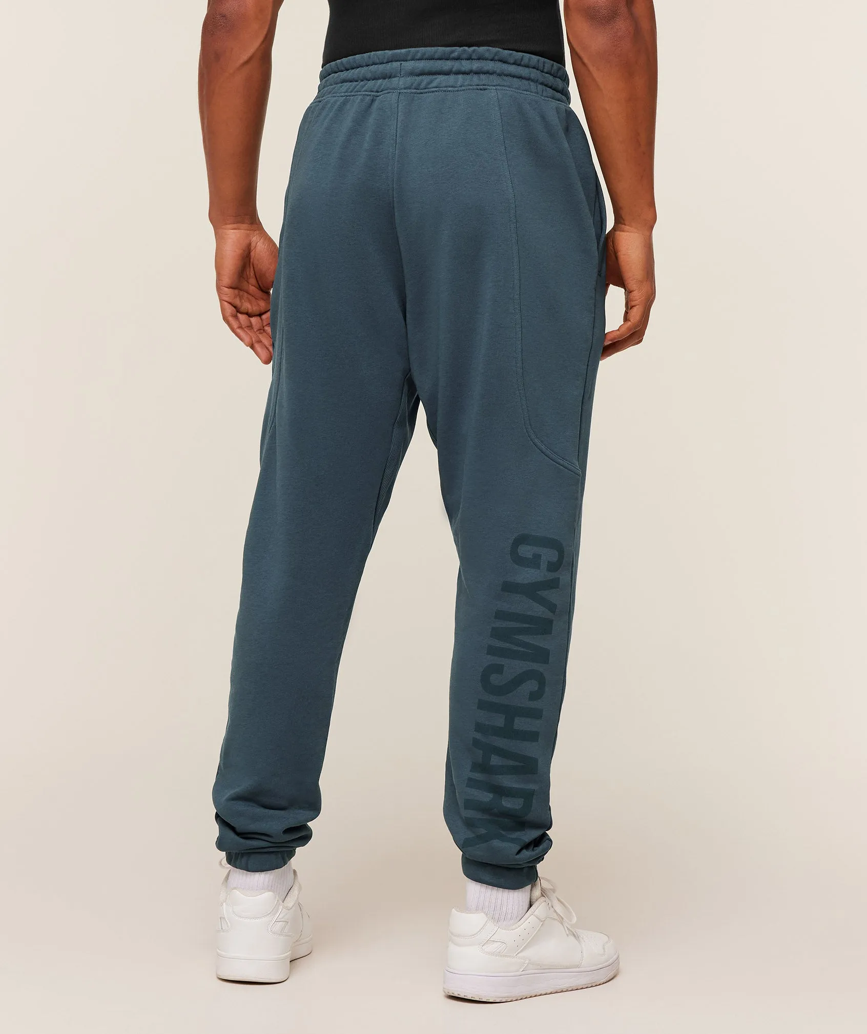 Gymshark Power Wordmark Joggers - GS Stealth Blue sold by Gymshark product image thumbnail 2