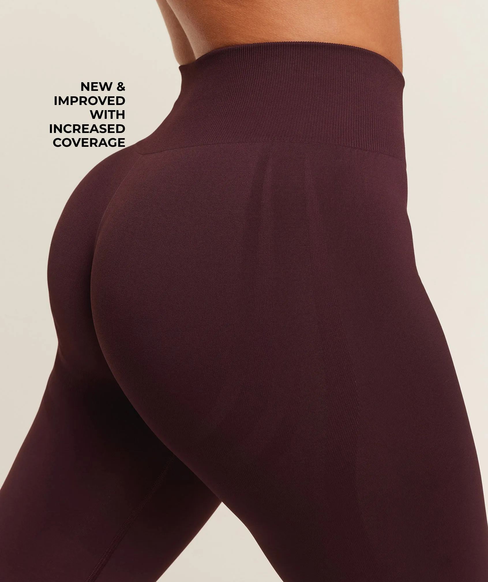 Gymshark Everyday Seamless Flared Legging 2.0 - GS Cherry Purple sold by Gymshark product image thumbnail 3
