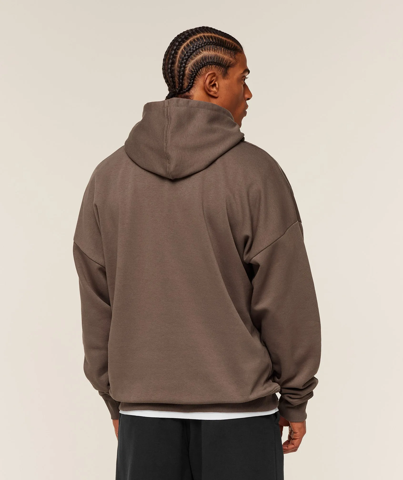 Gymshark Crest Oversized Hoodie - Soft Brown sold by Gymshark product image thumbnail 2