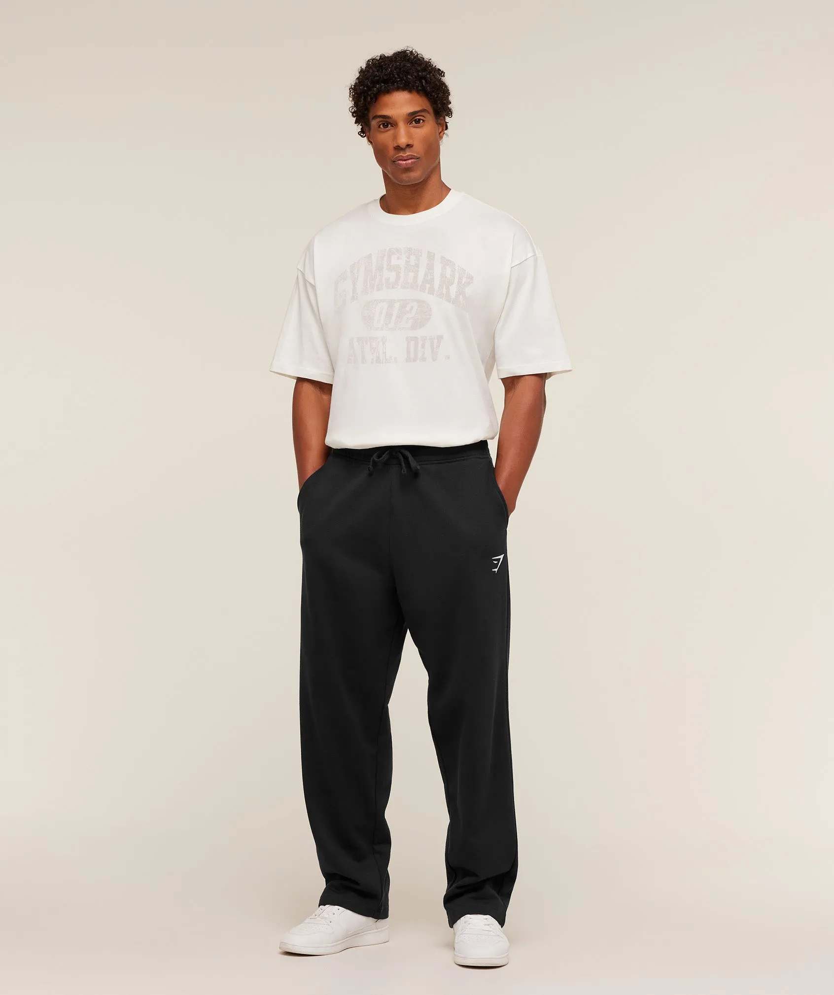 Gymshark Athletic Division Graphic T-Shirt - GS Soft White sold by Gymshark product image thumbnail 4