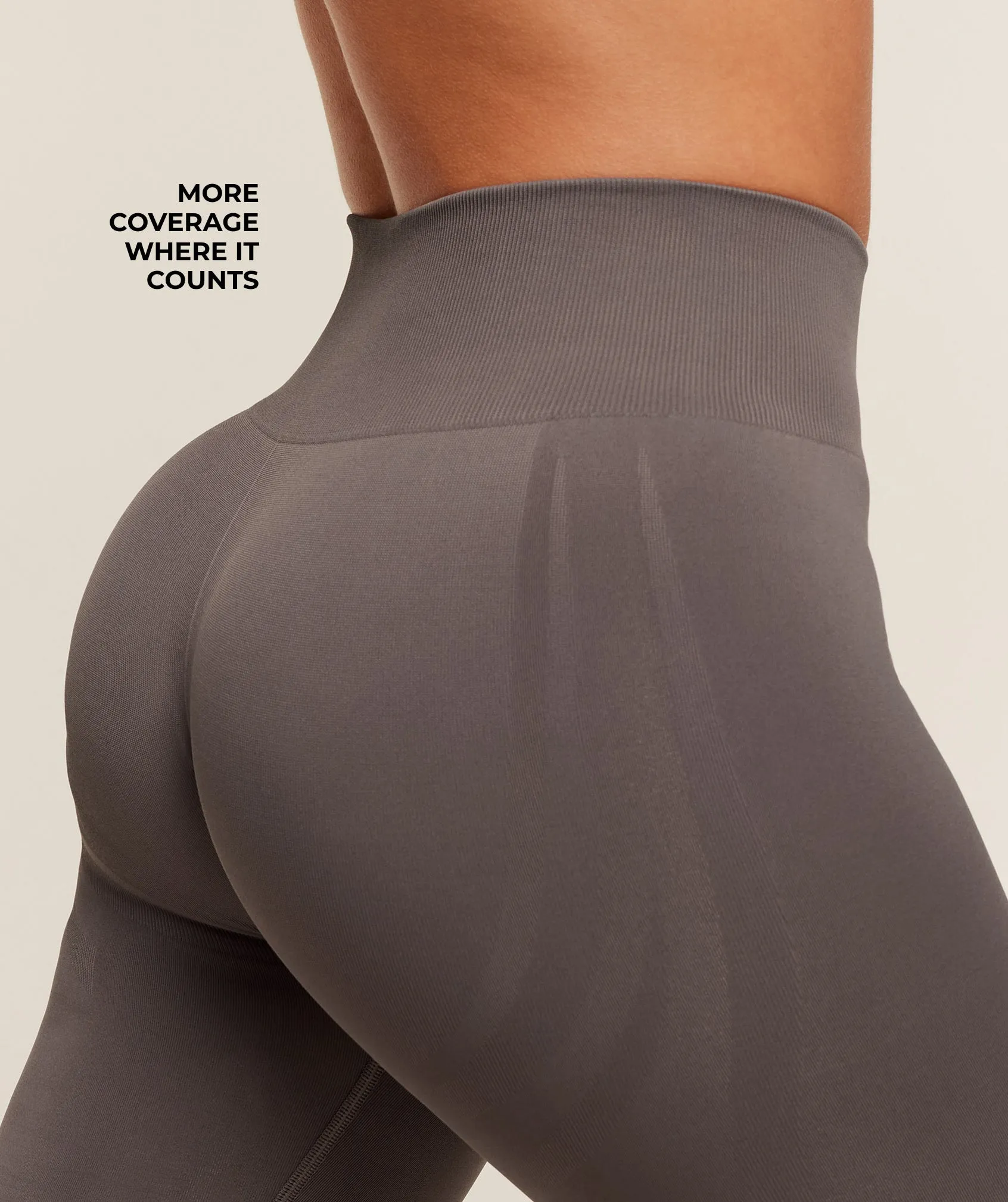Gymshark Everyday Seamless Legging 2.0 - Cool Brown sold by Gymshark product image thumbnail 3