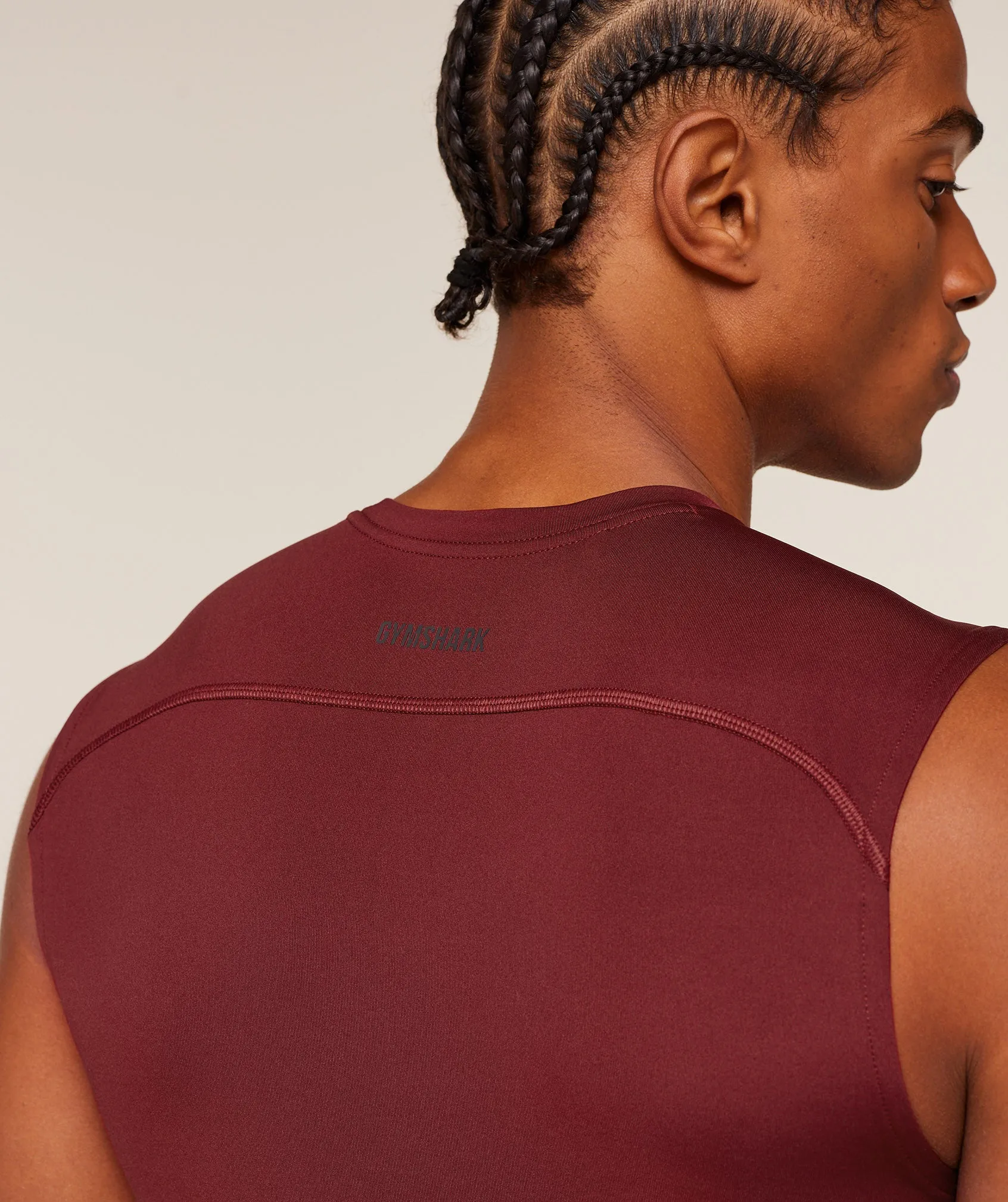 Gymshark Element Tank - Sets Red sold by Gymshark product image thumbnail 4