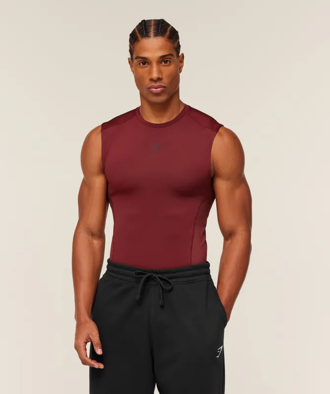 Gymshark Element Tank - Sets Red sold by Gymshark