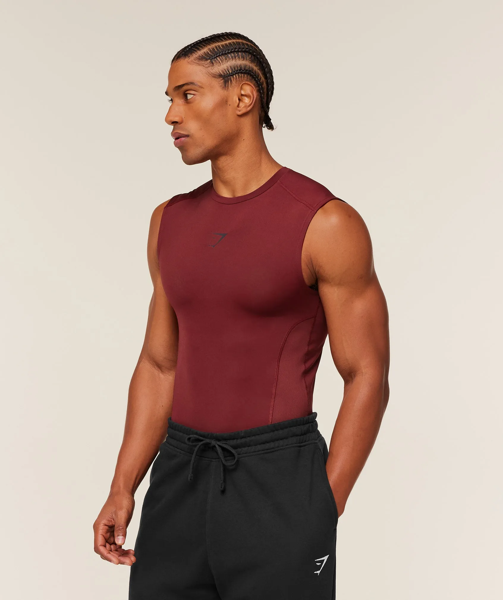 Gymshark Element Tank - Sets Red sold by Gymshark product image thumbnail 3