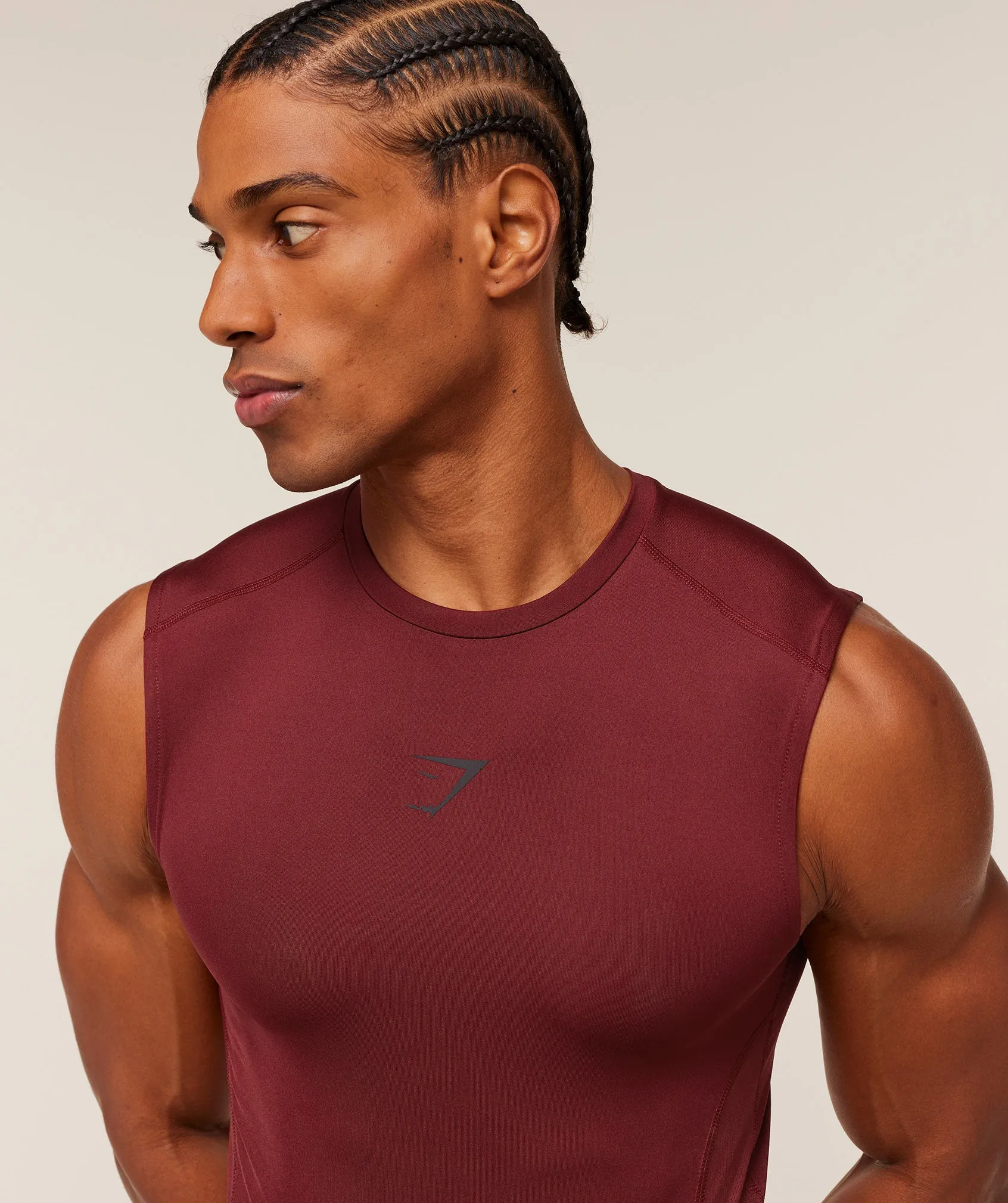 Gymshark Element Tank - Sets Red sold by Gymshark product image thumbnail 5