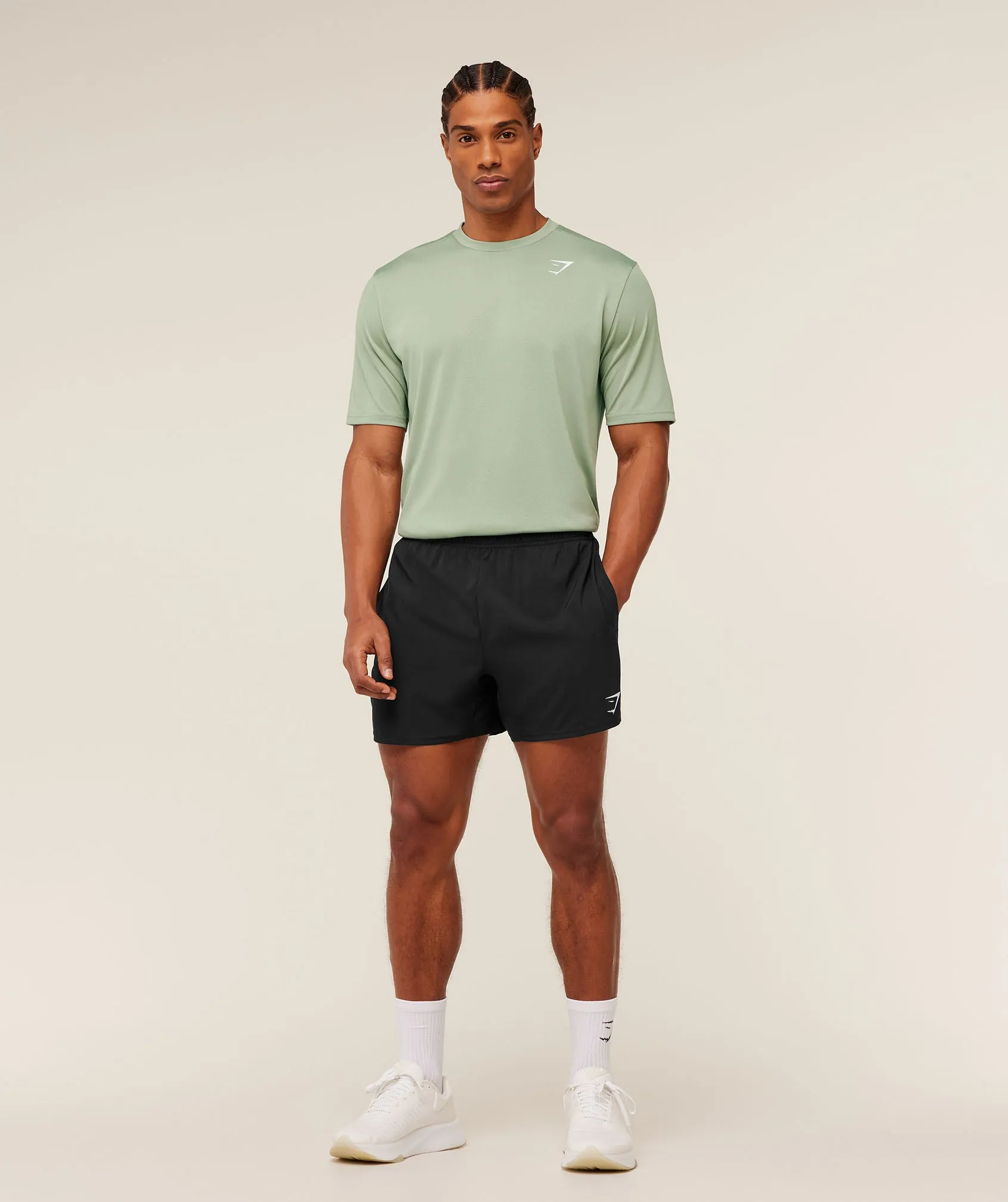 Gymshark Arrival T-Shirt - GS Haze Green sold by Gymshark product image thumbnail 3