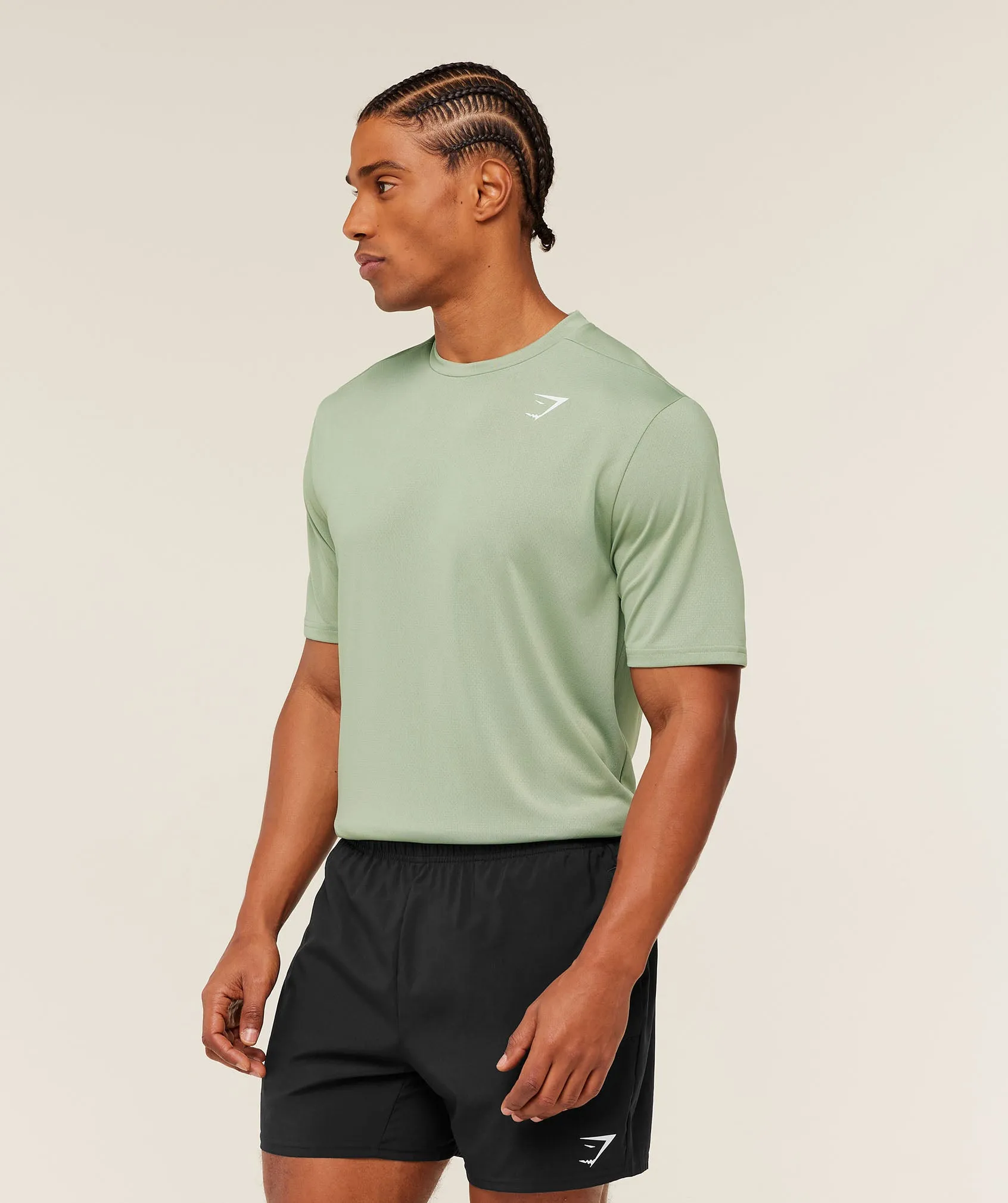Gymshark Arrival T-Shirt - GS Haze Green sold by Gymshark product image thumbnail 2