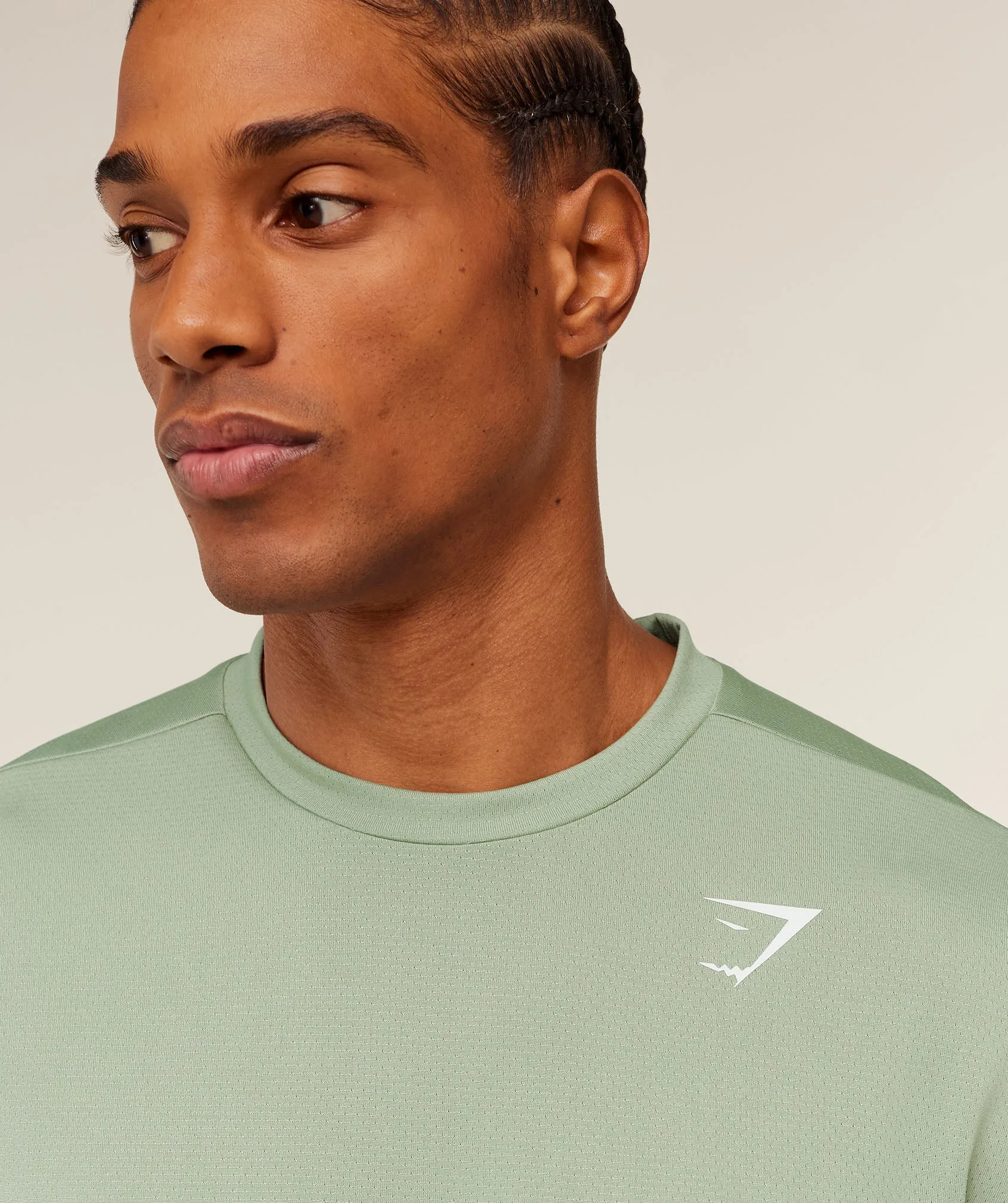 Gymshark Arrival T-Shirt - GS Haze Green sold by Gymshark product image thumbnail 4