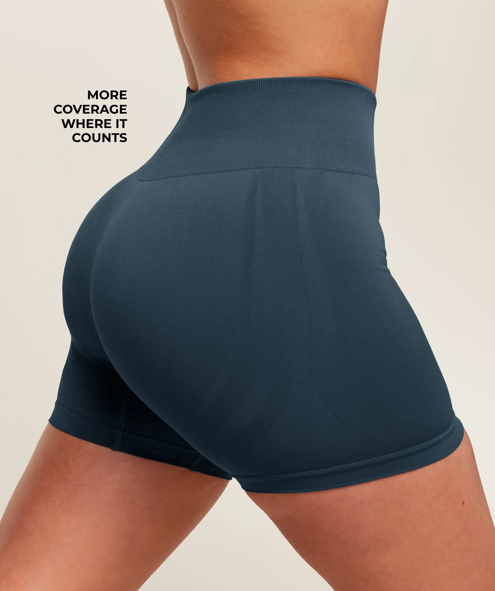 Gymshark Everyday Seamless Shorts 2.0 - GS Stealth Blue sold by Gymshark product image thumbnail 3