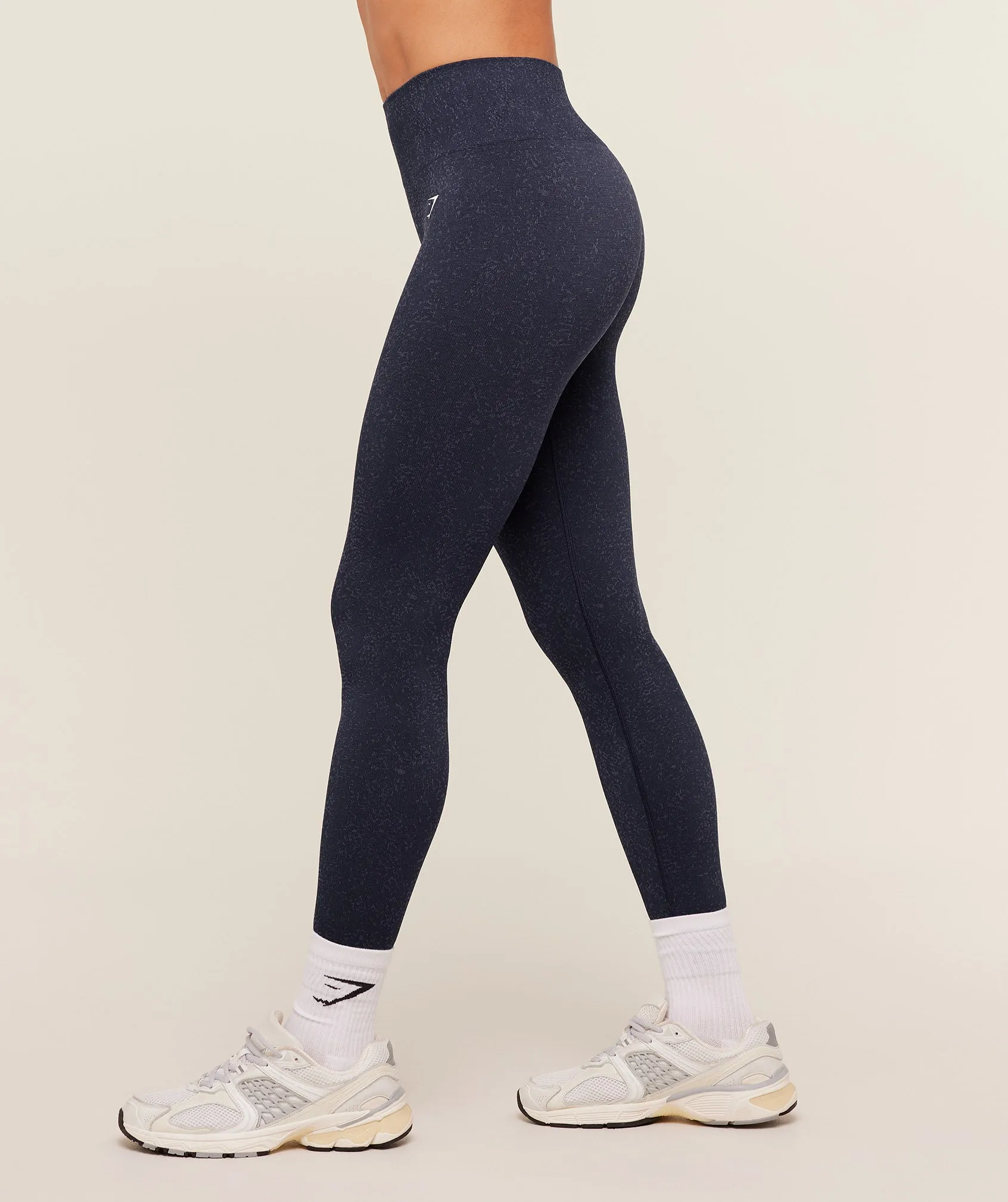 Gymshark Adapt Fleck x Whitney Leggings - Heavy Blue/Iron Blue sold by Gymshark product image thumbnail 3