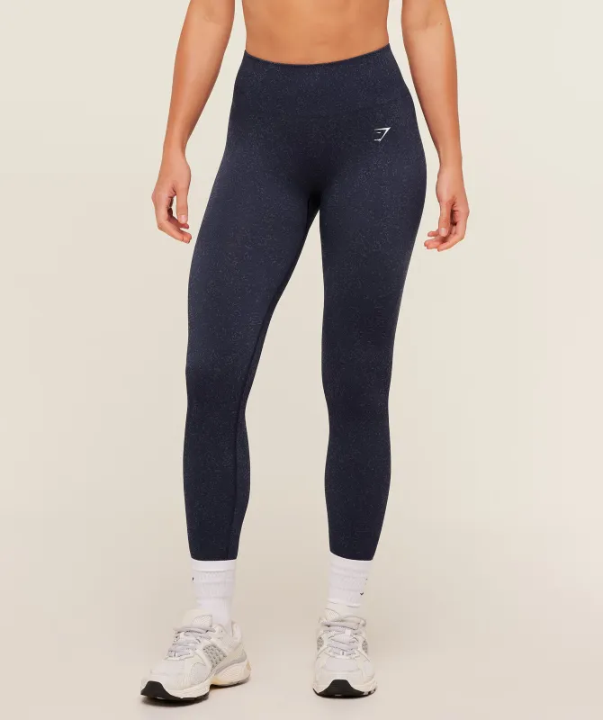 Gymshark Adapt Fleck x Whitney Leggings - Heavy Blue/Iron Blue sold by Gymshark